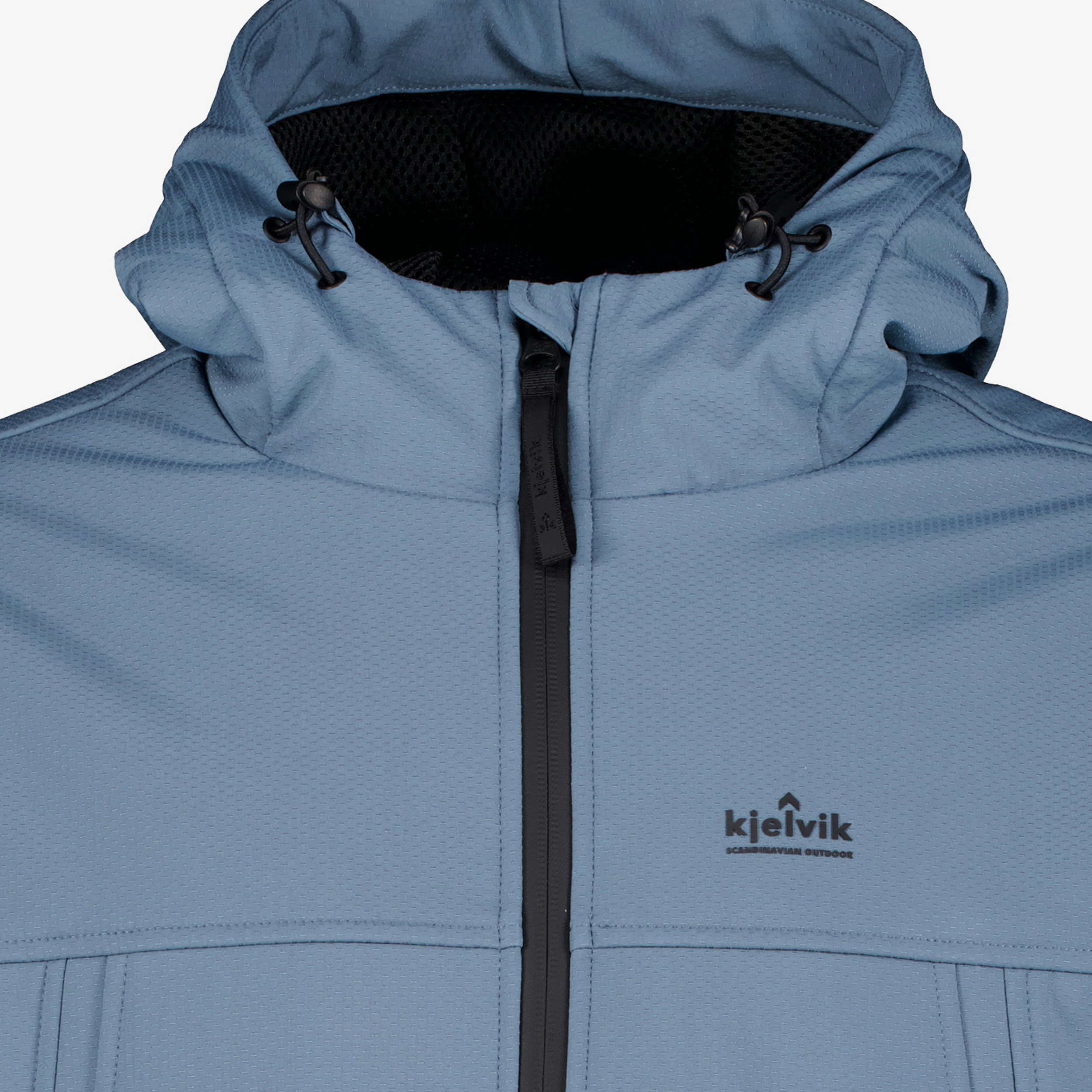 Kjelvik softshell heren outdoor jas lichtblauw jassen – foto 3