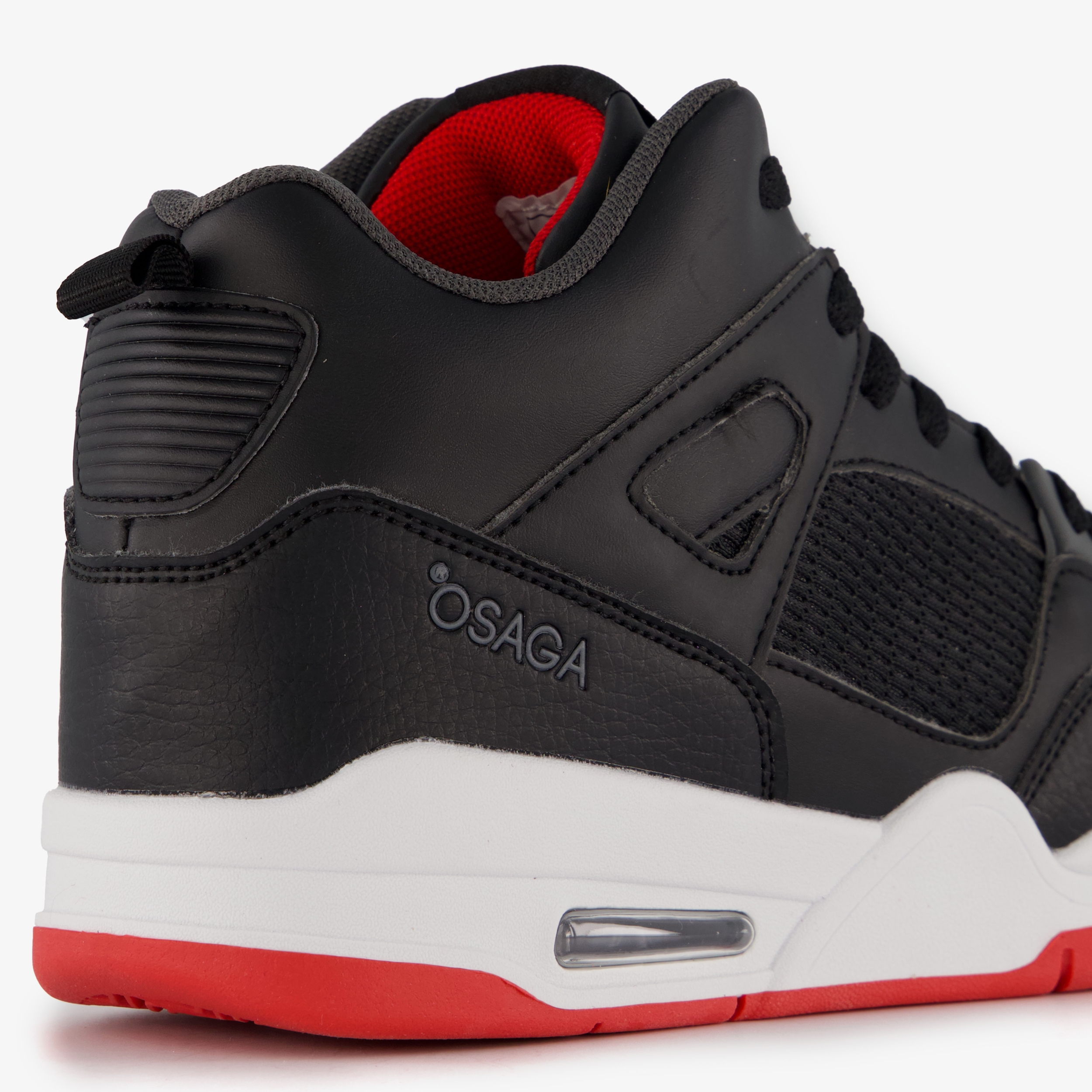 Osaga hoge kinder sneakers zwart