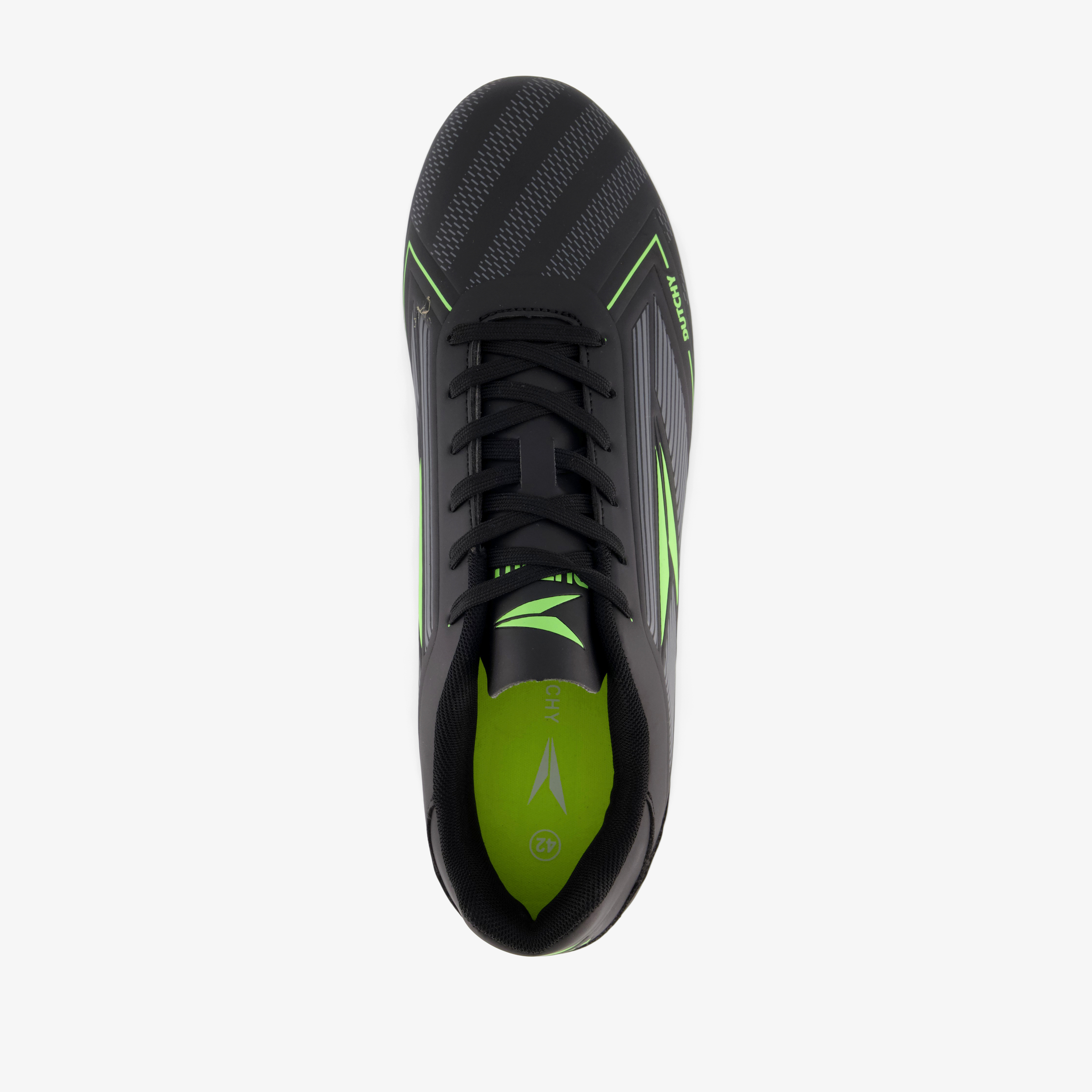 Dutchy Flow FG heren voetbalschoenen zwart veldschoenen – foto 4