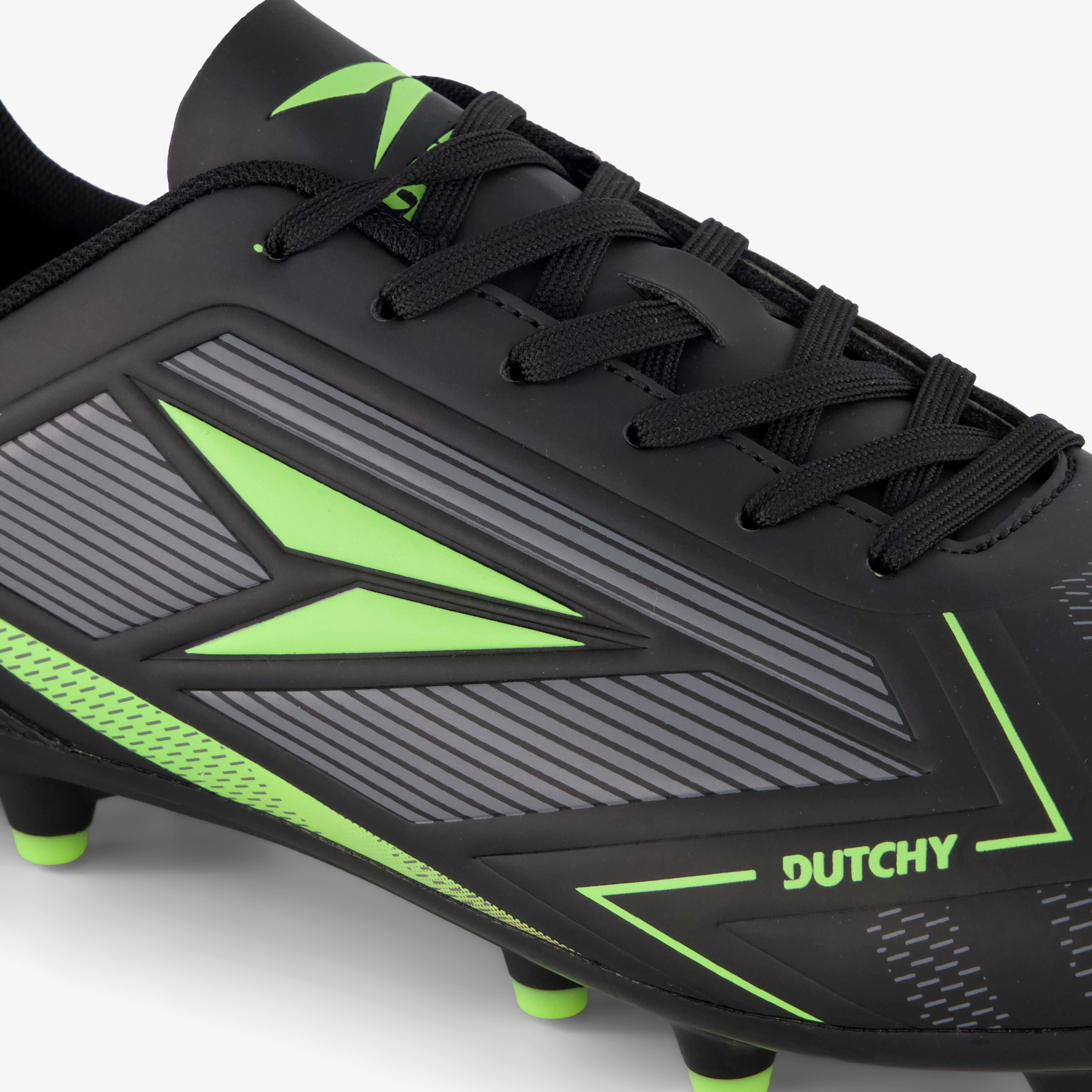 Dutchy Flow FG heren voetbalschoenen zwart veldschoenen – foto 5