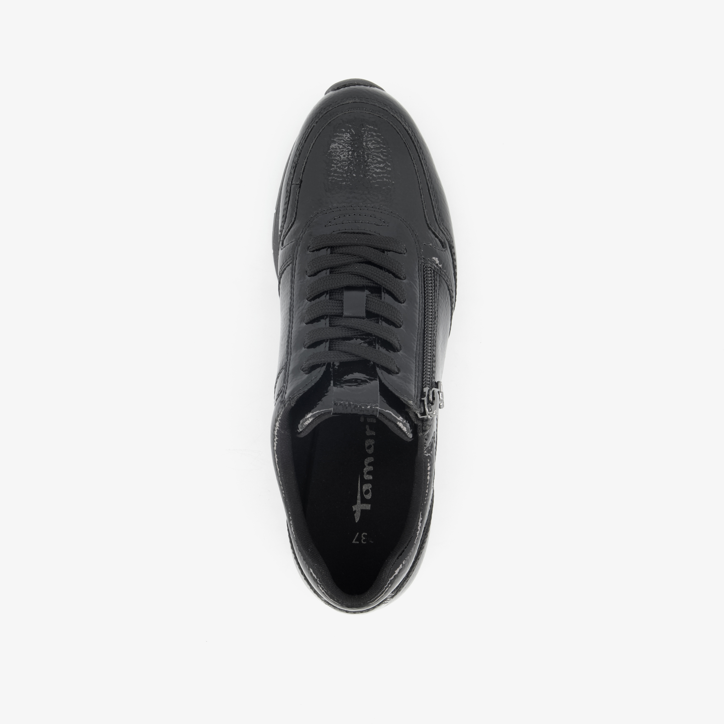 Tamaris lak dames sneakers zwart – foto 4