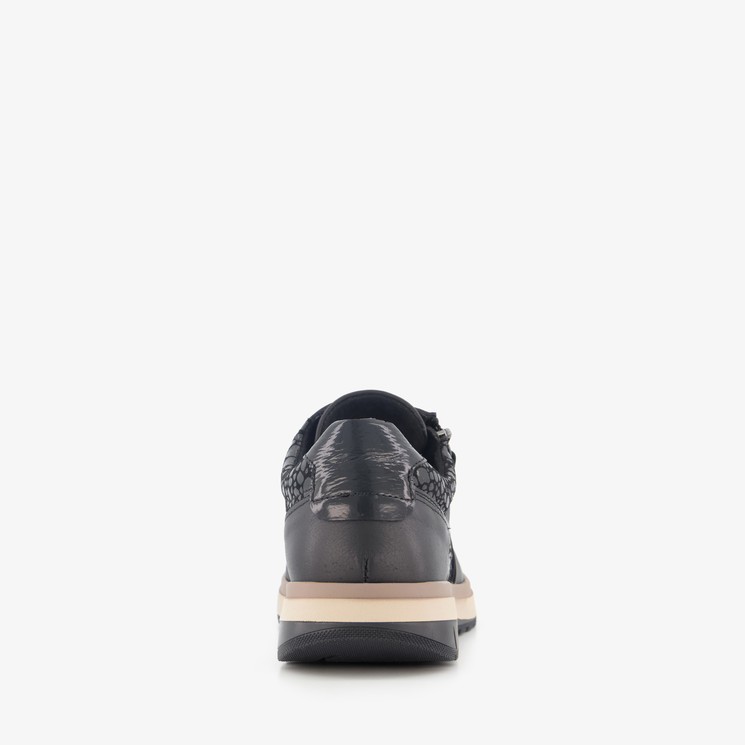 Hush Puppies leren dames sneakers zwart – foto 2