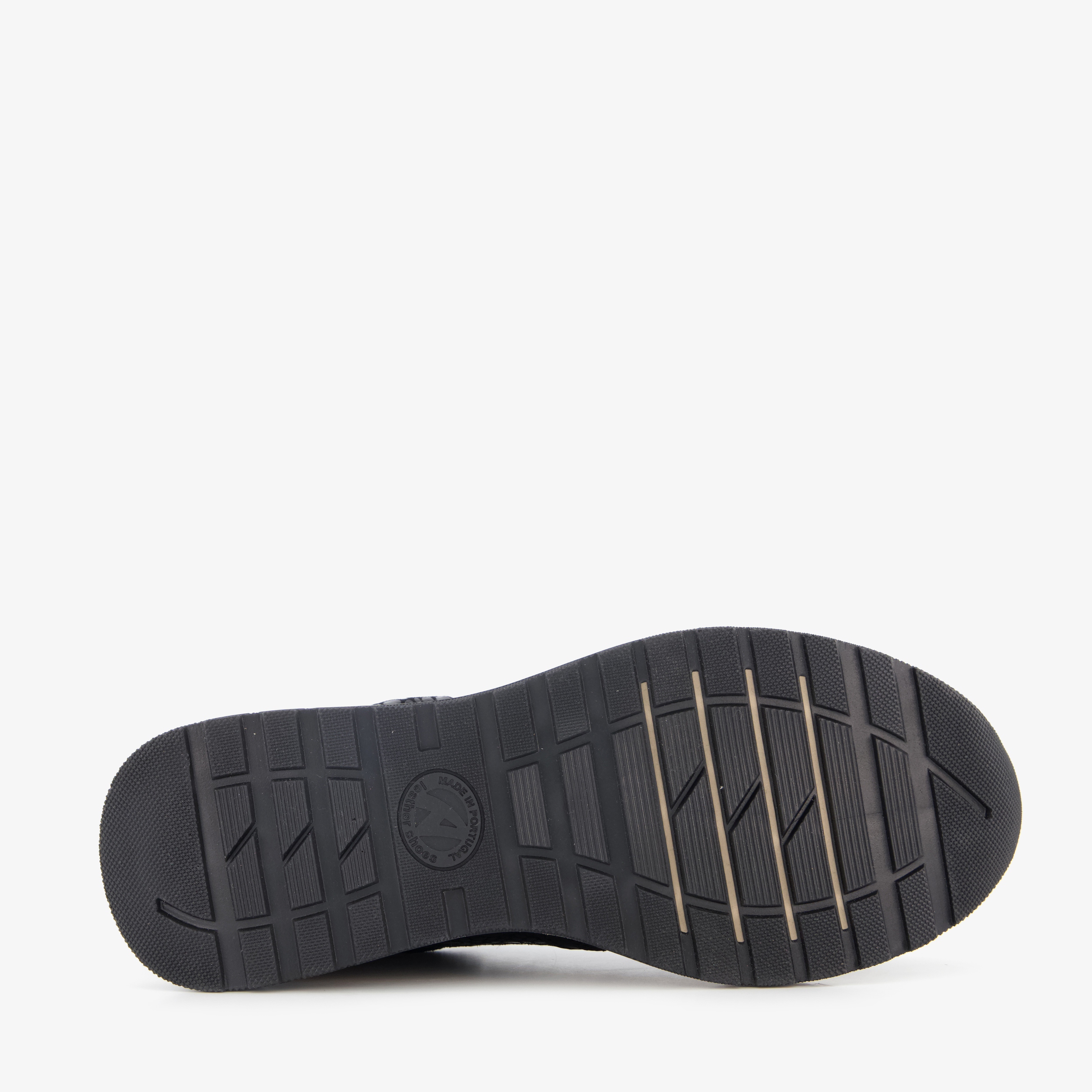 Hush Puppies leren dames sneakers zwart – foto 3