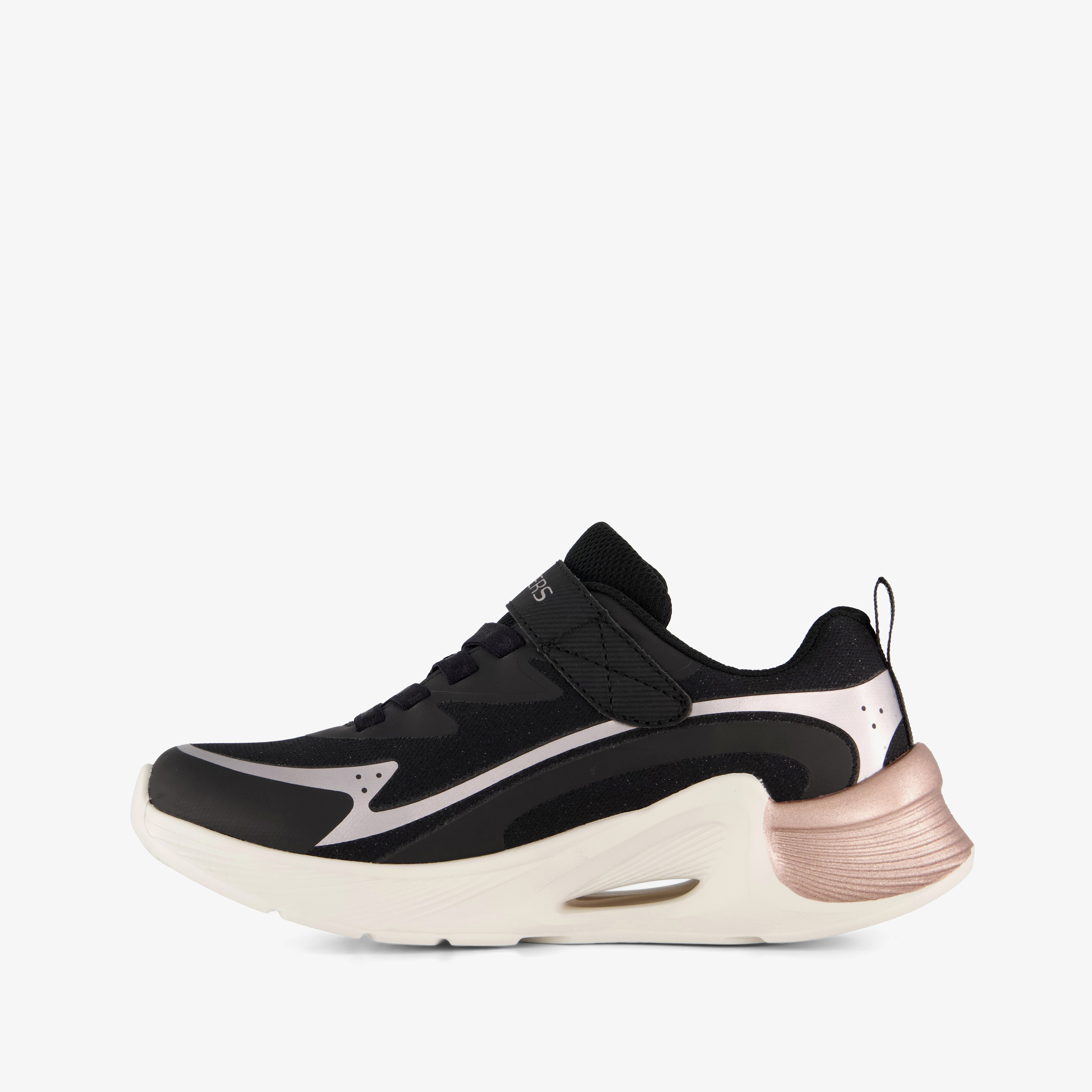 Skechers Tide Tech meisjes sneakers zwart goud