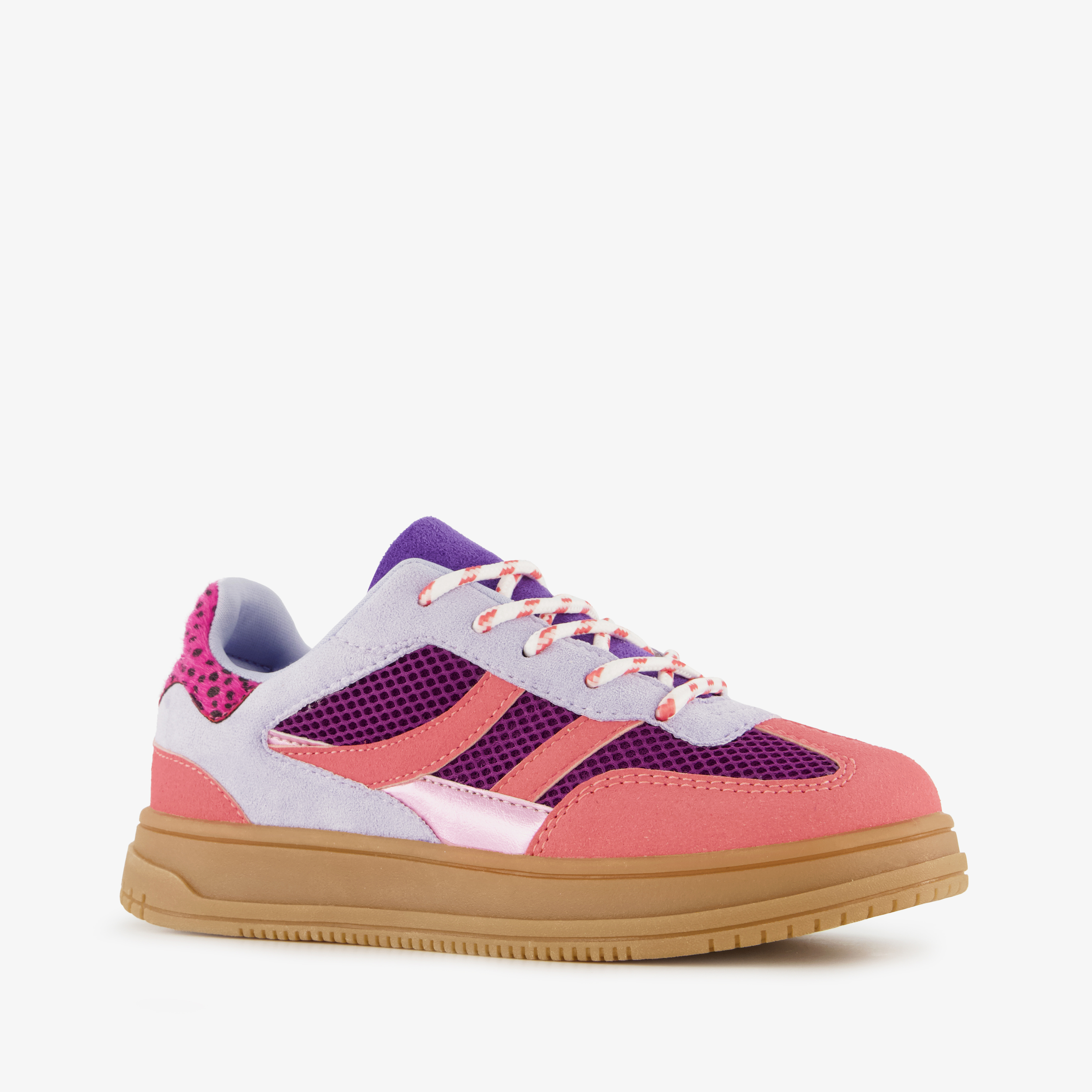 Blue Box meisjes sneakers roze paars