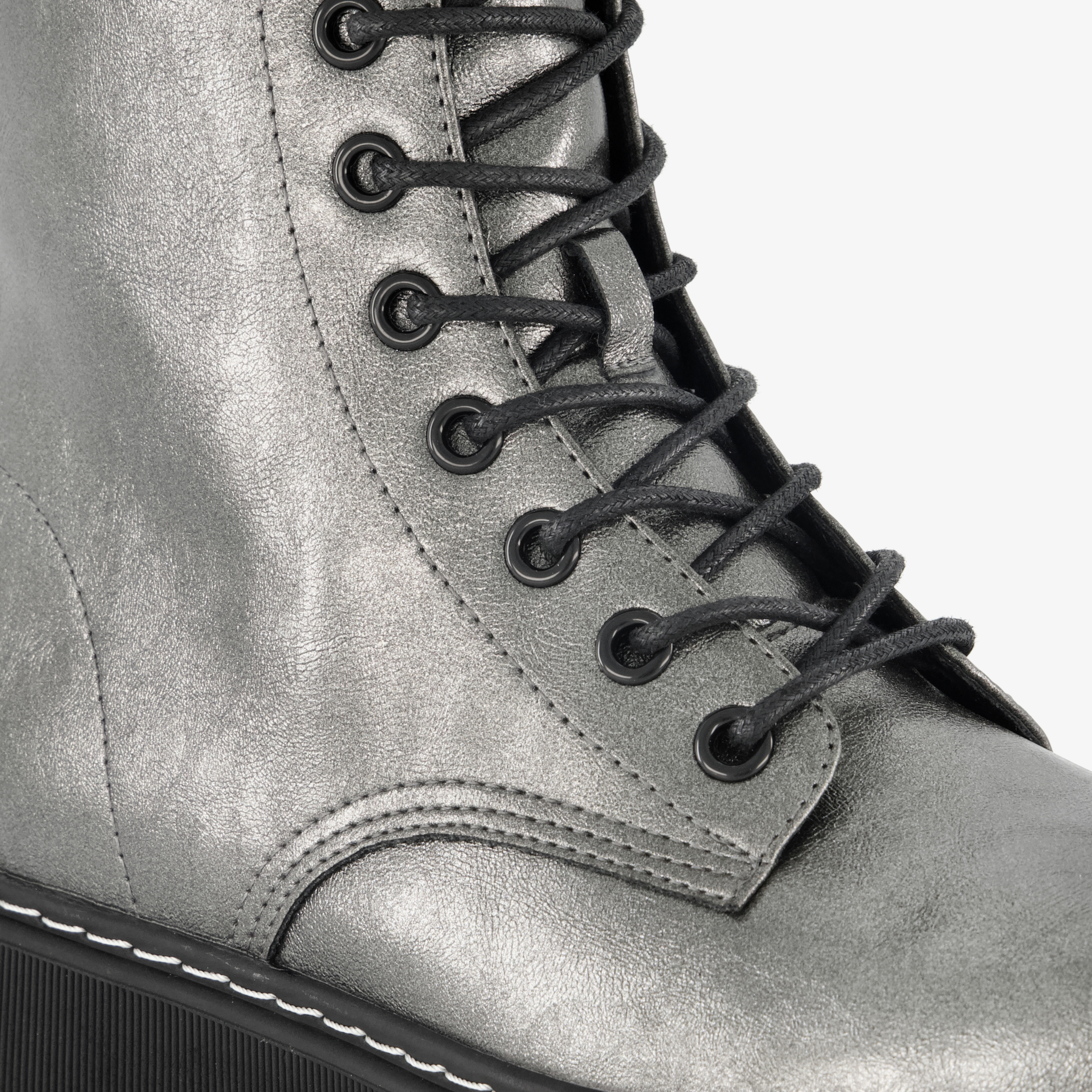 Blue Box dames veterboots grijs – foto 5