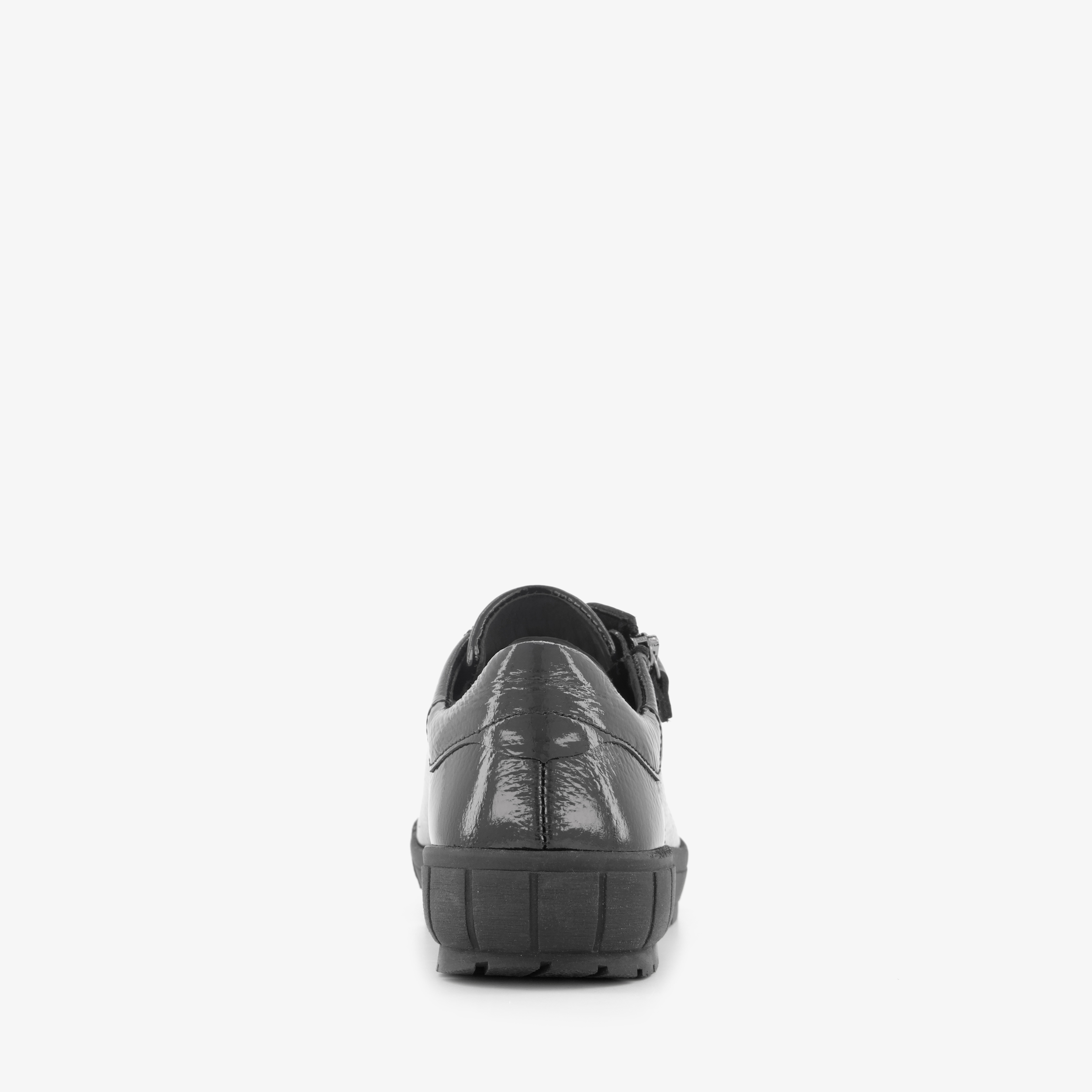 Natuform leren dames sneakers zwart – foto 2