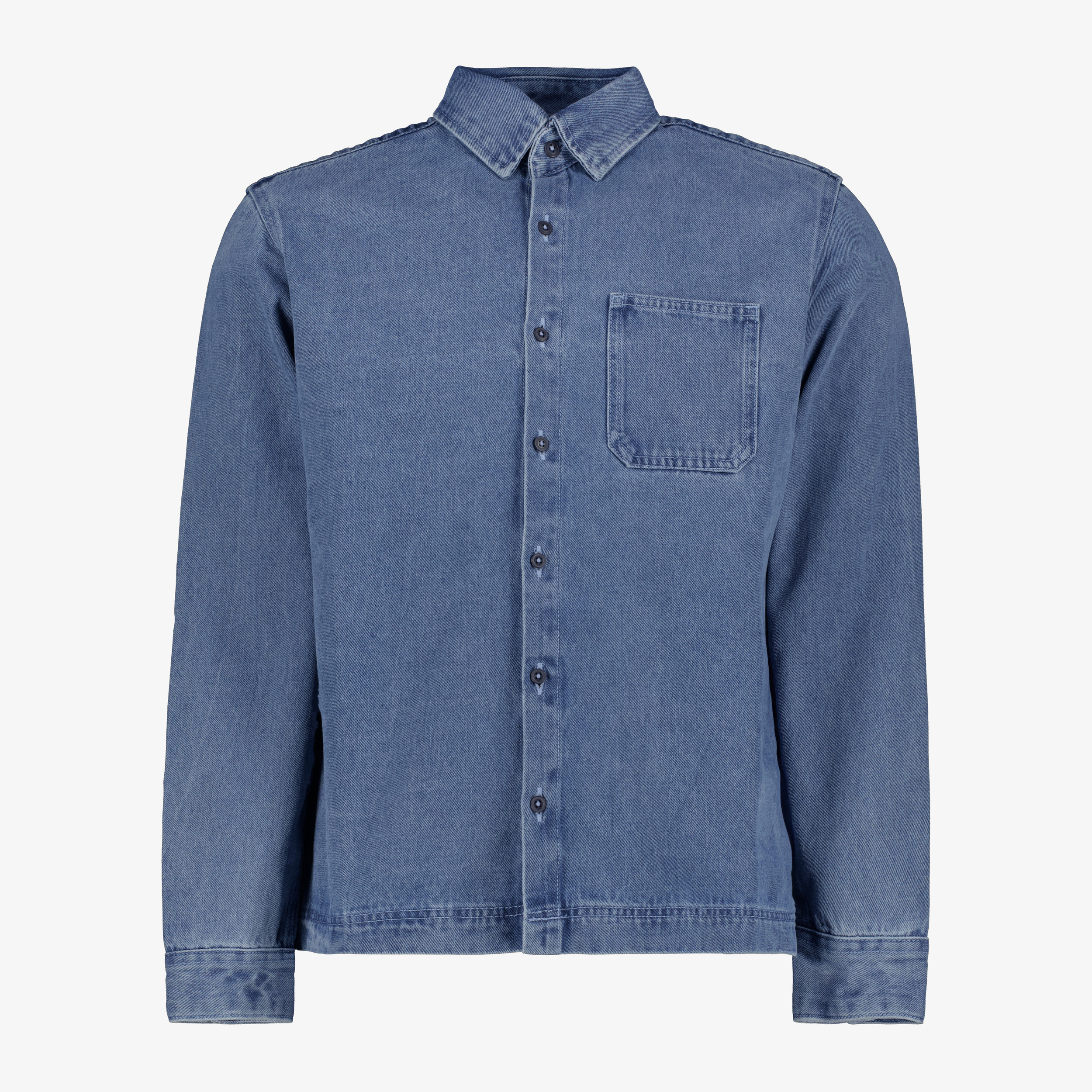 JJ REBEL heren denim overhemd blauw t-shirts & tops
