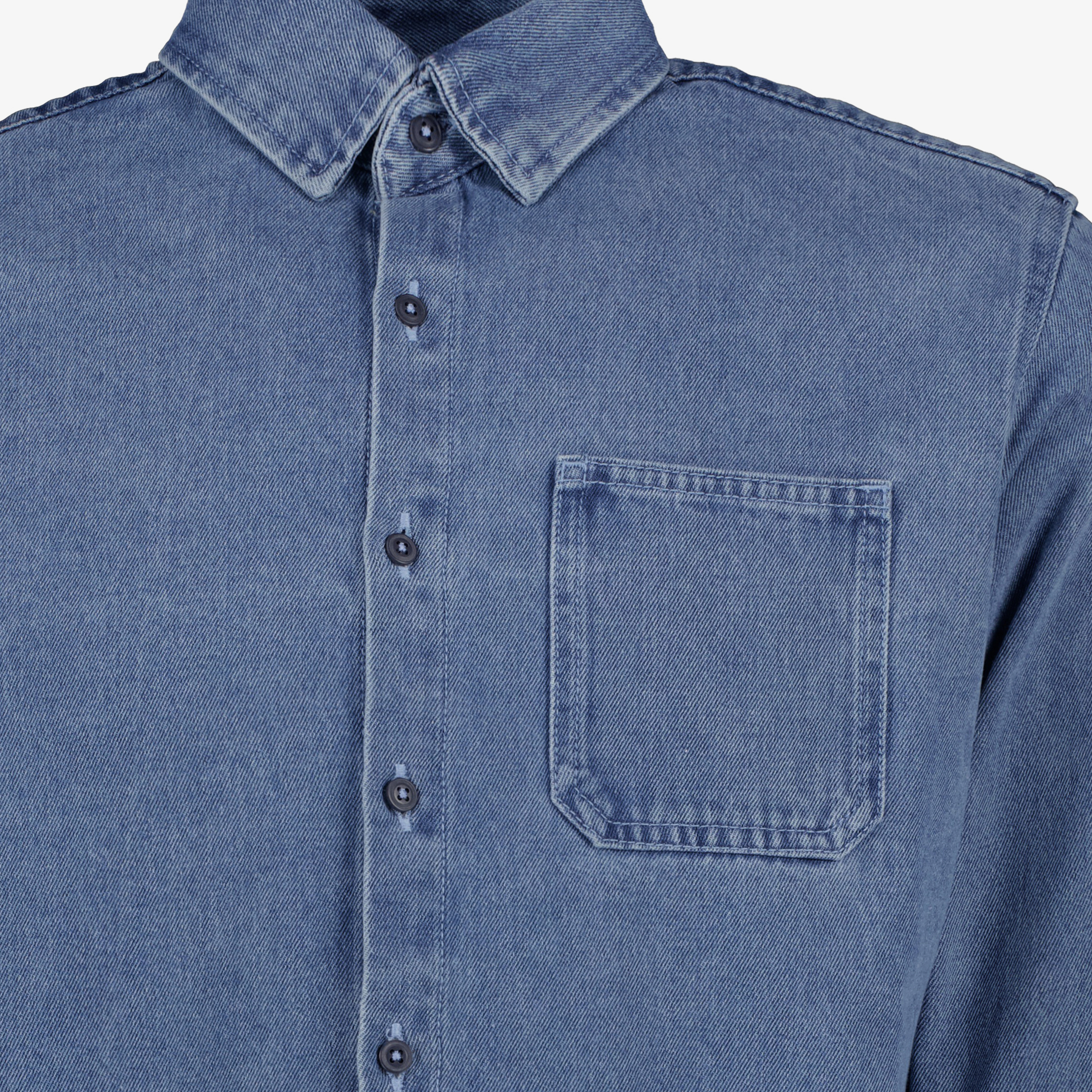 JJ REBEL heren denim overhemd blauw t-shirts & tops – foto 2