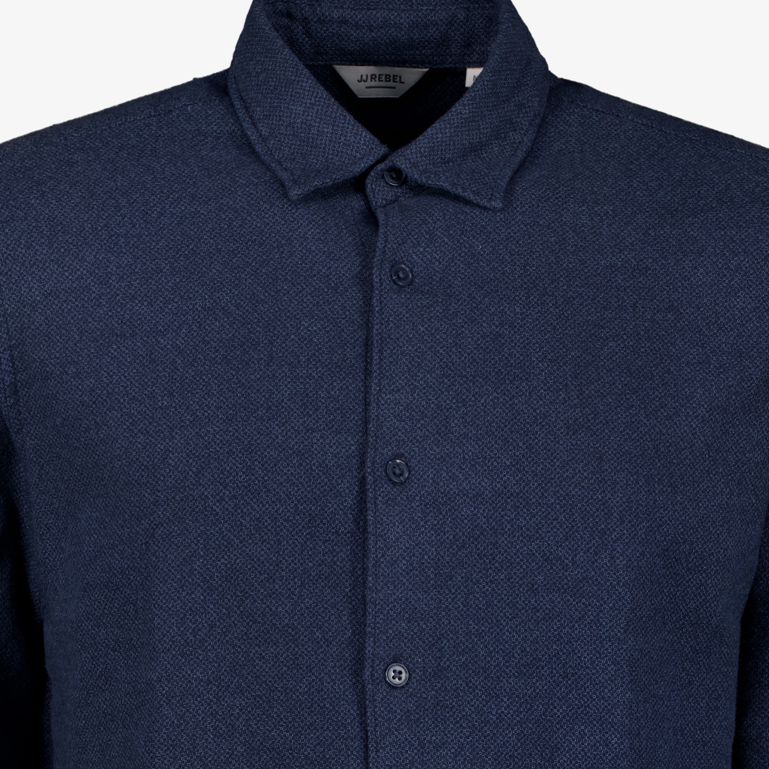 JJ REBEL heren overhemd donkerblauw t-shirts & tops – foto 2