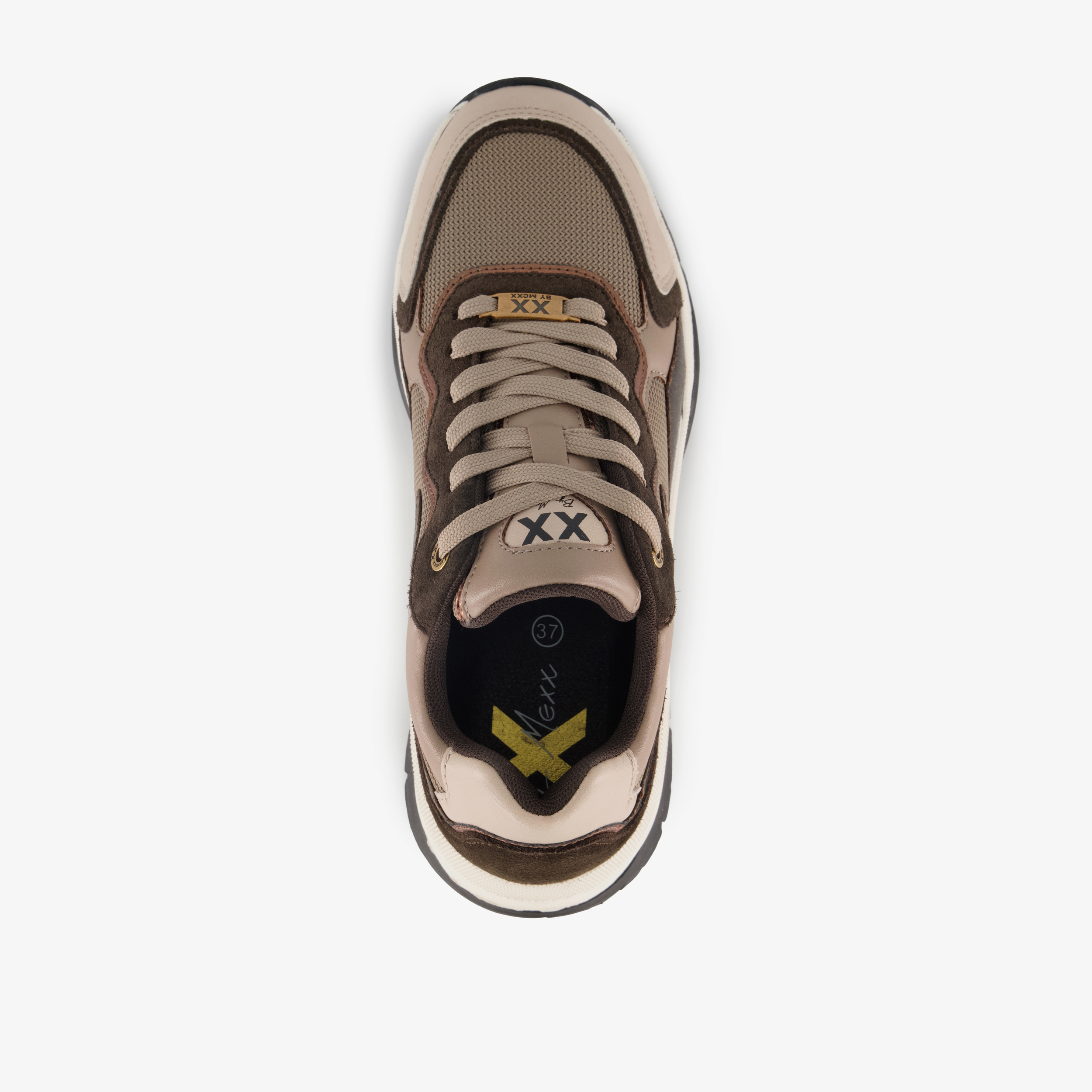 XX By Mexx dames sneakers zwart bruin – foto 4