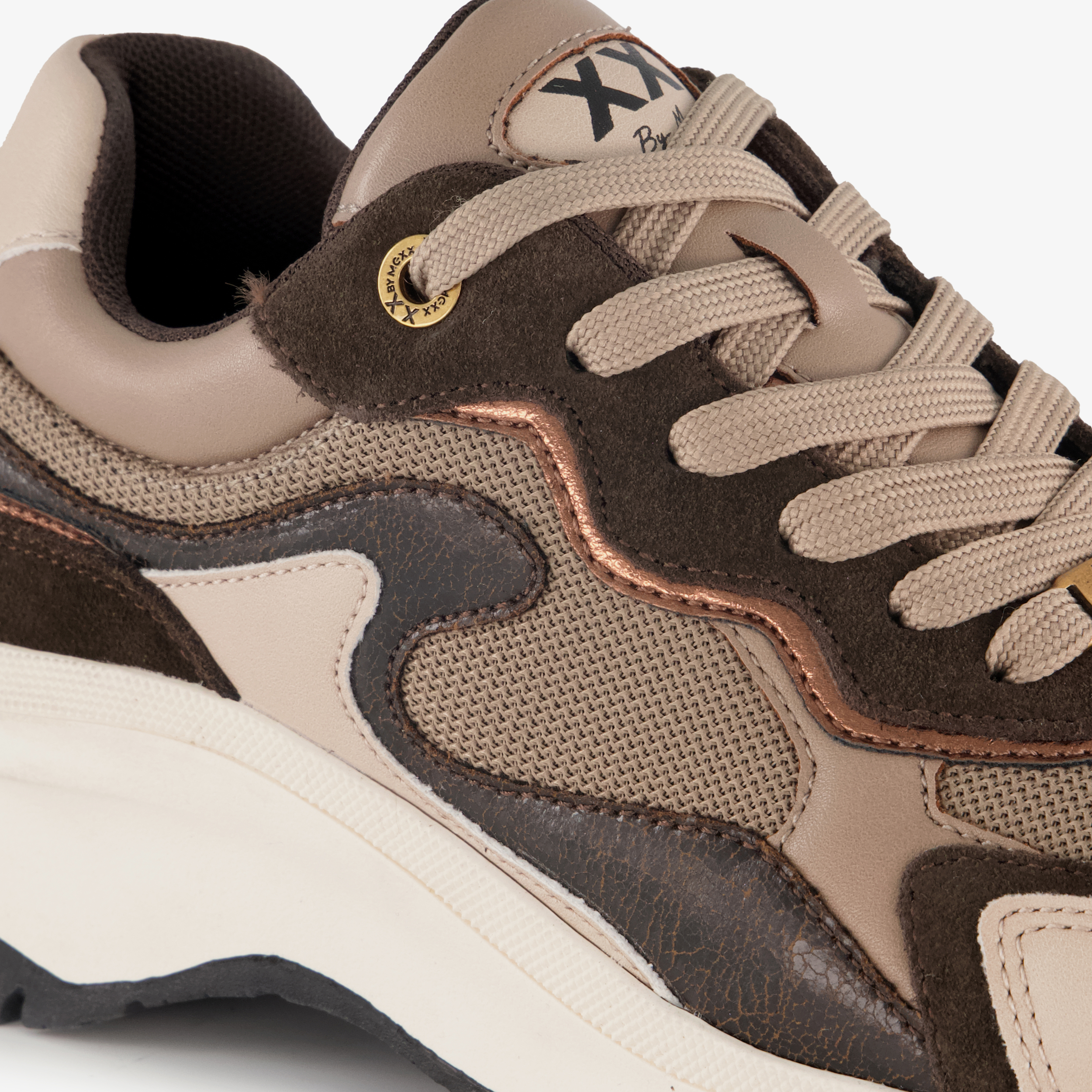 XX By Mexx dames sneakers zwart bruin – foto 5