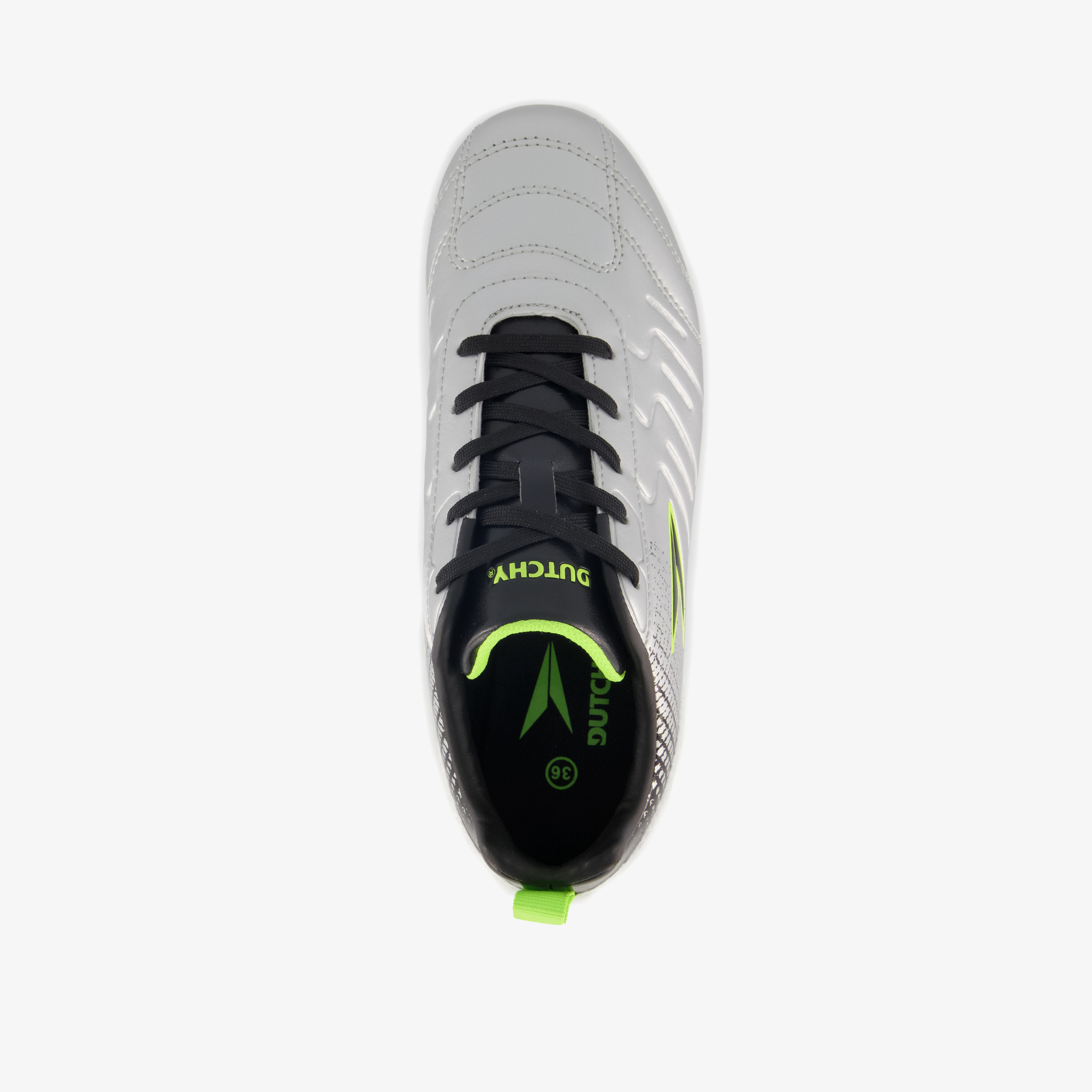 Dutchy Top-Spin kinder voetbalschoenen zilver meisjes veldschoenen – foto 4