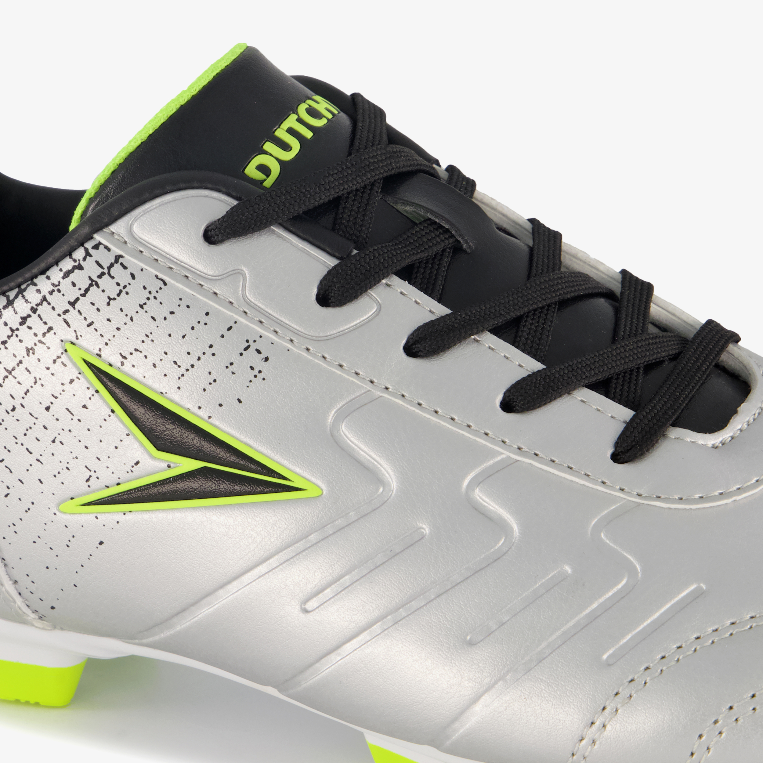 Dutchy Top-Spin kinder voetbalschoenen zilver meisjes veldschoenen – foto 5