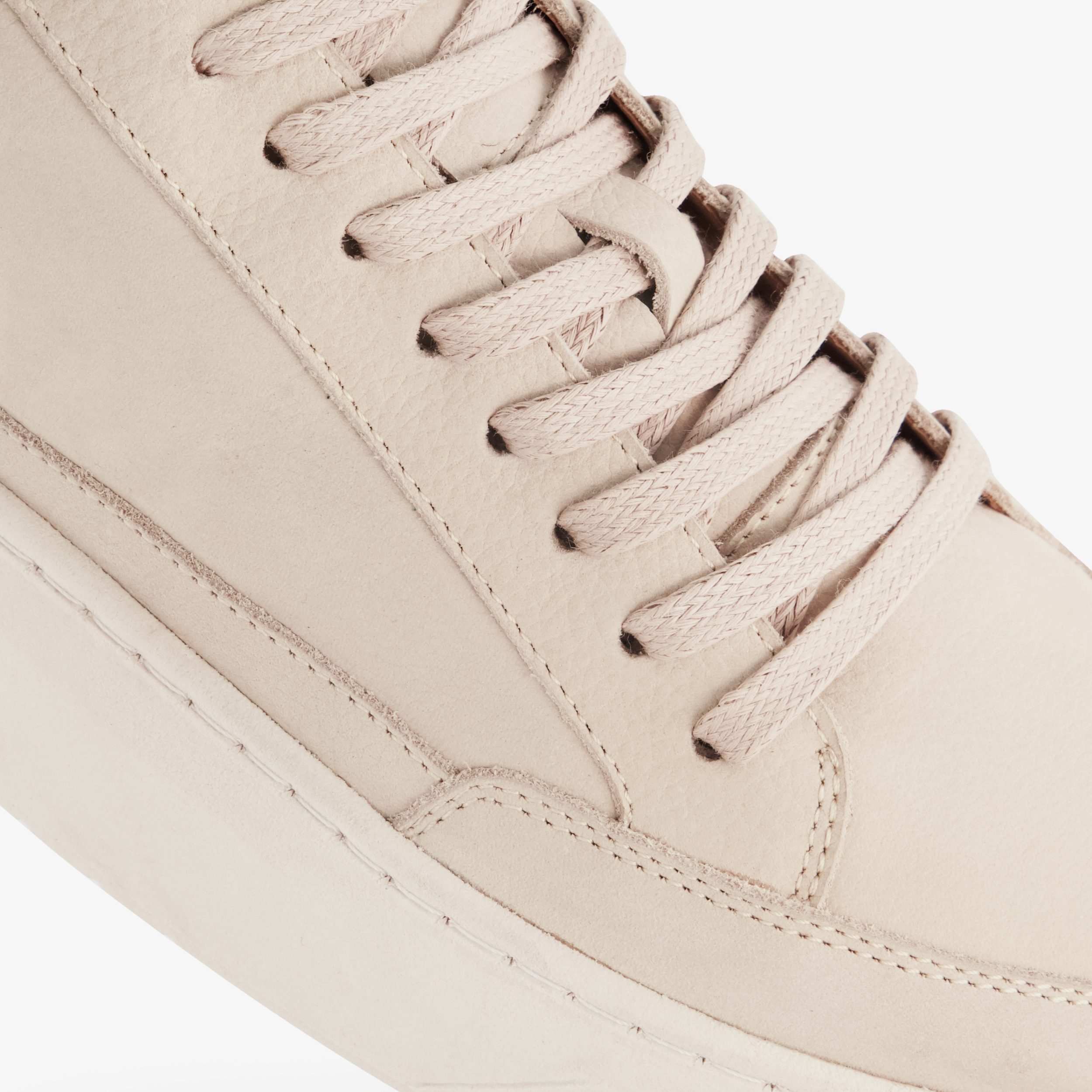 Van Beers leren heren sneakers beige – foto 5