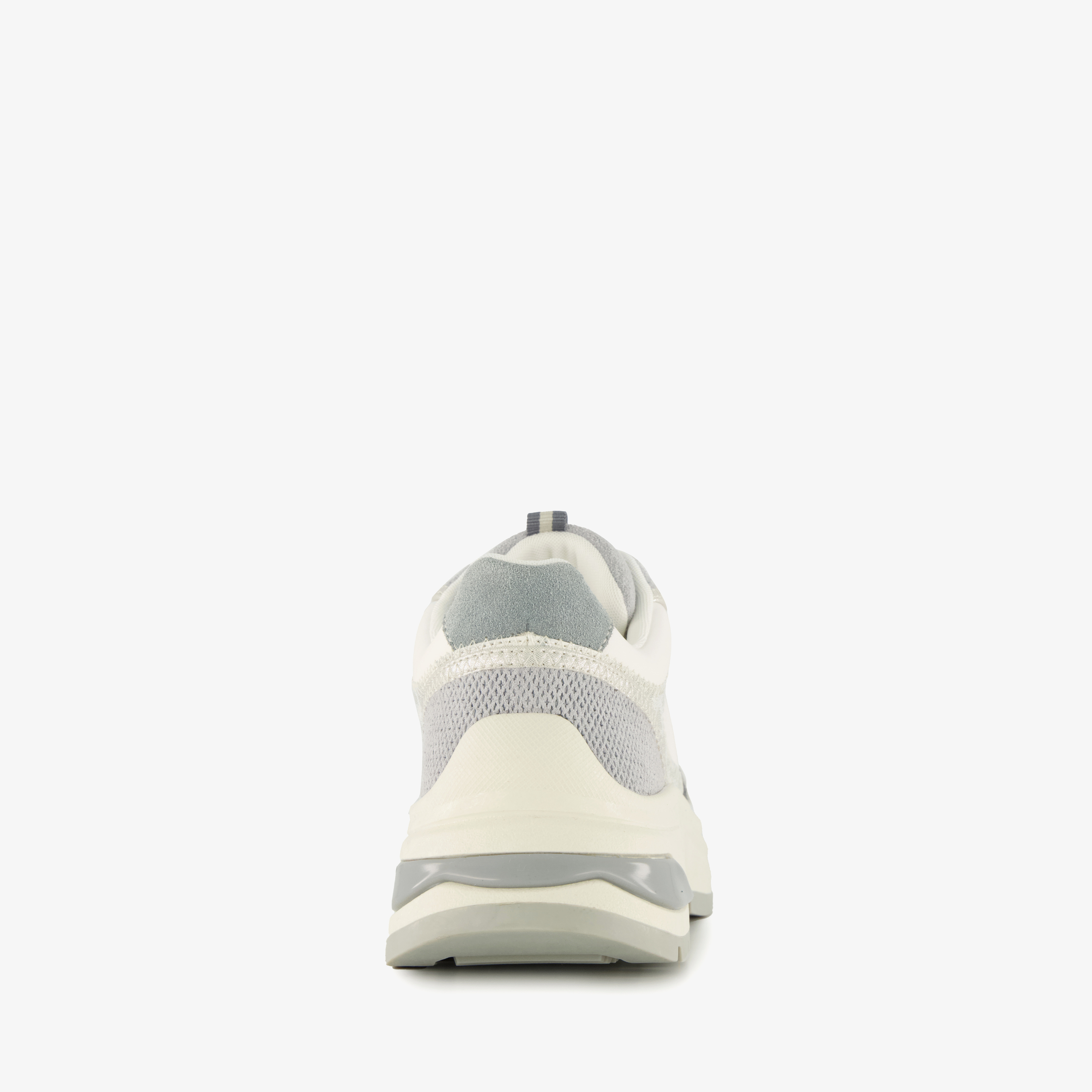 Harper leren dames sneakers met luipaardprint wit – foto 2