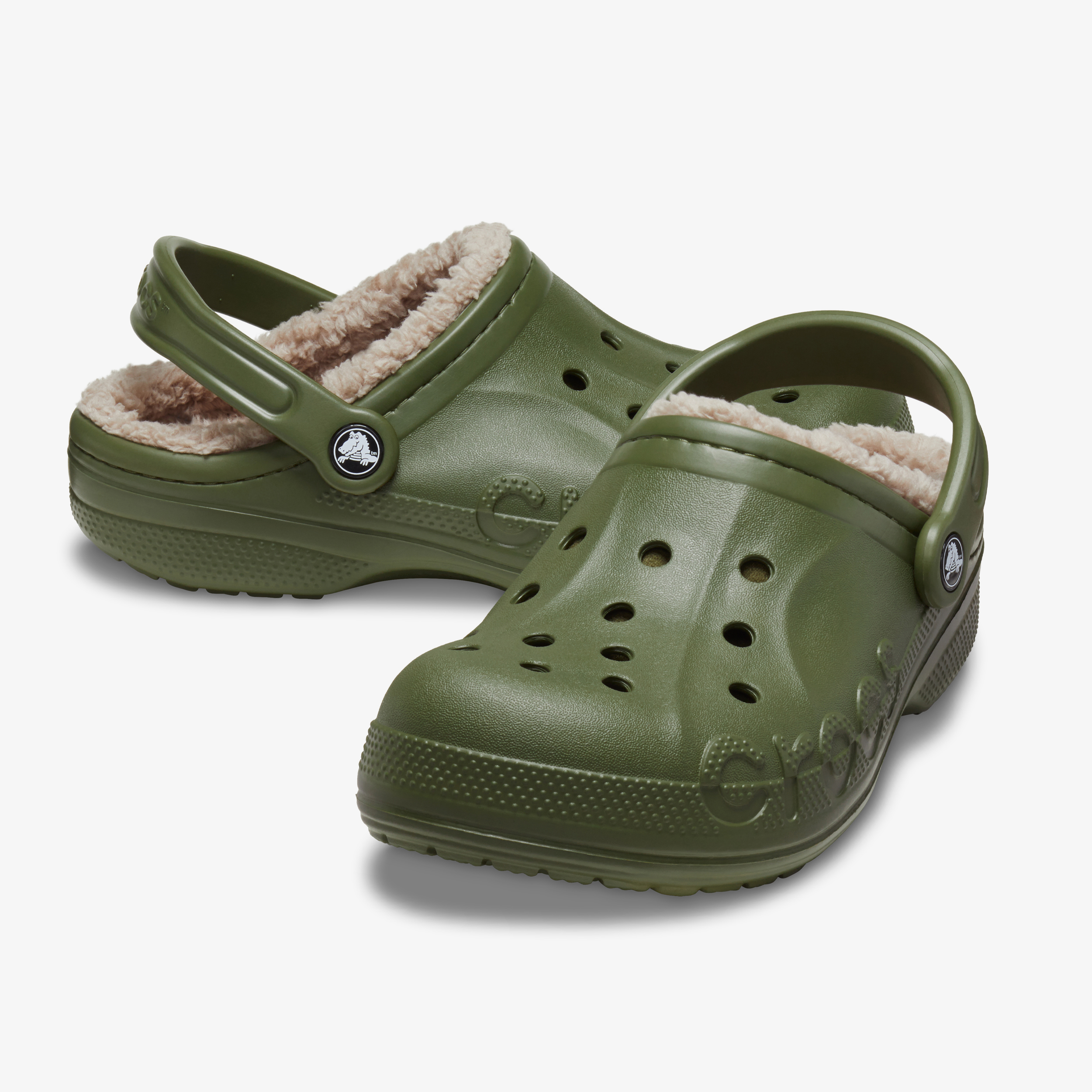 Crocs Baya Lined heren klompen gevoerd groen – foto 5
