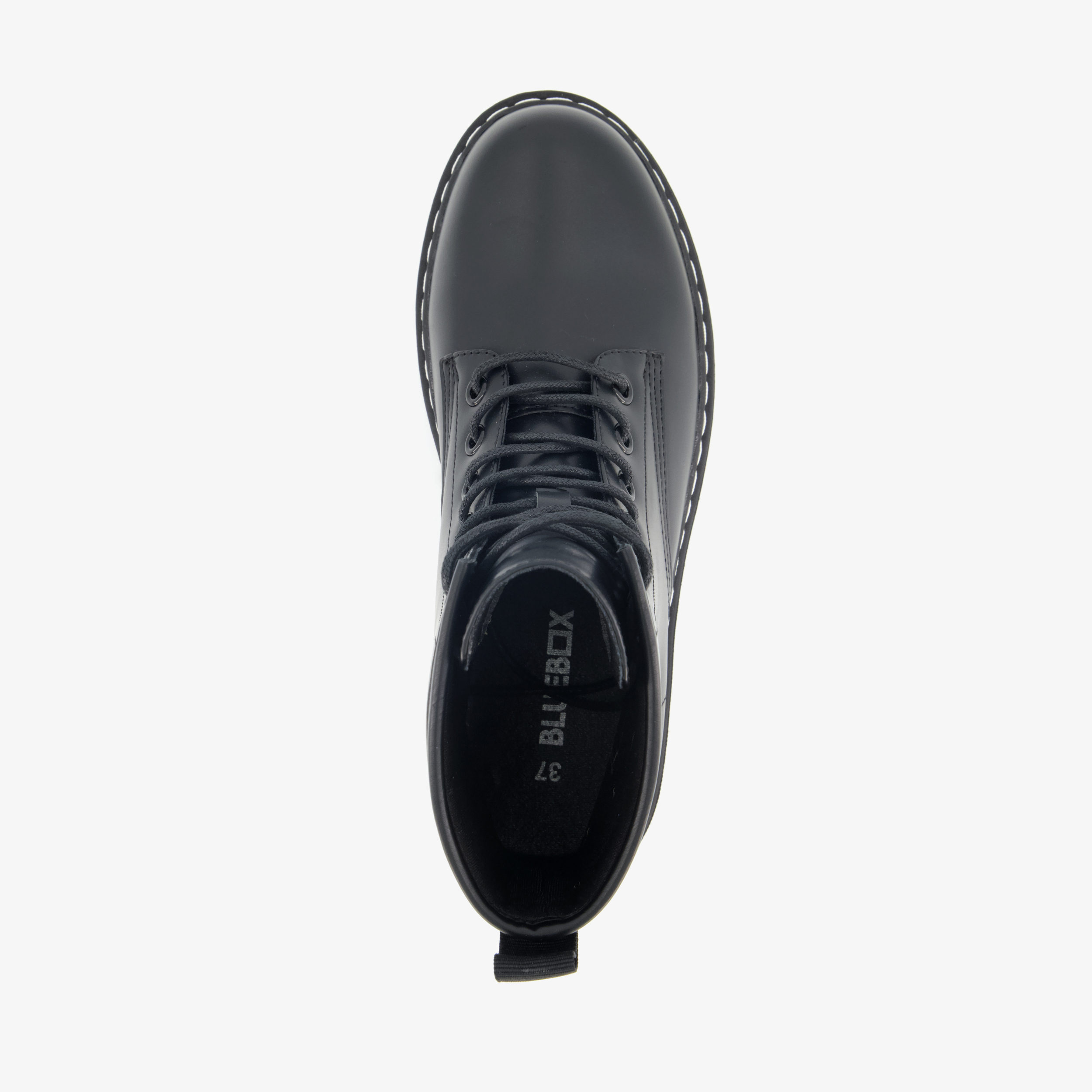 Blue Box dames veterboots zwart – foto 4