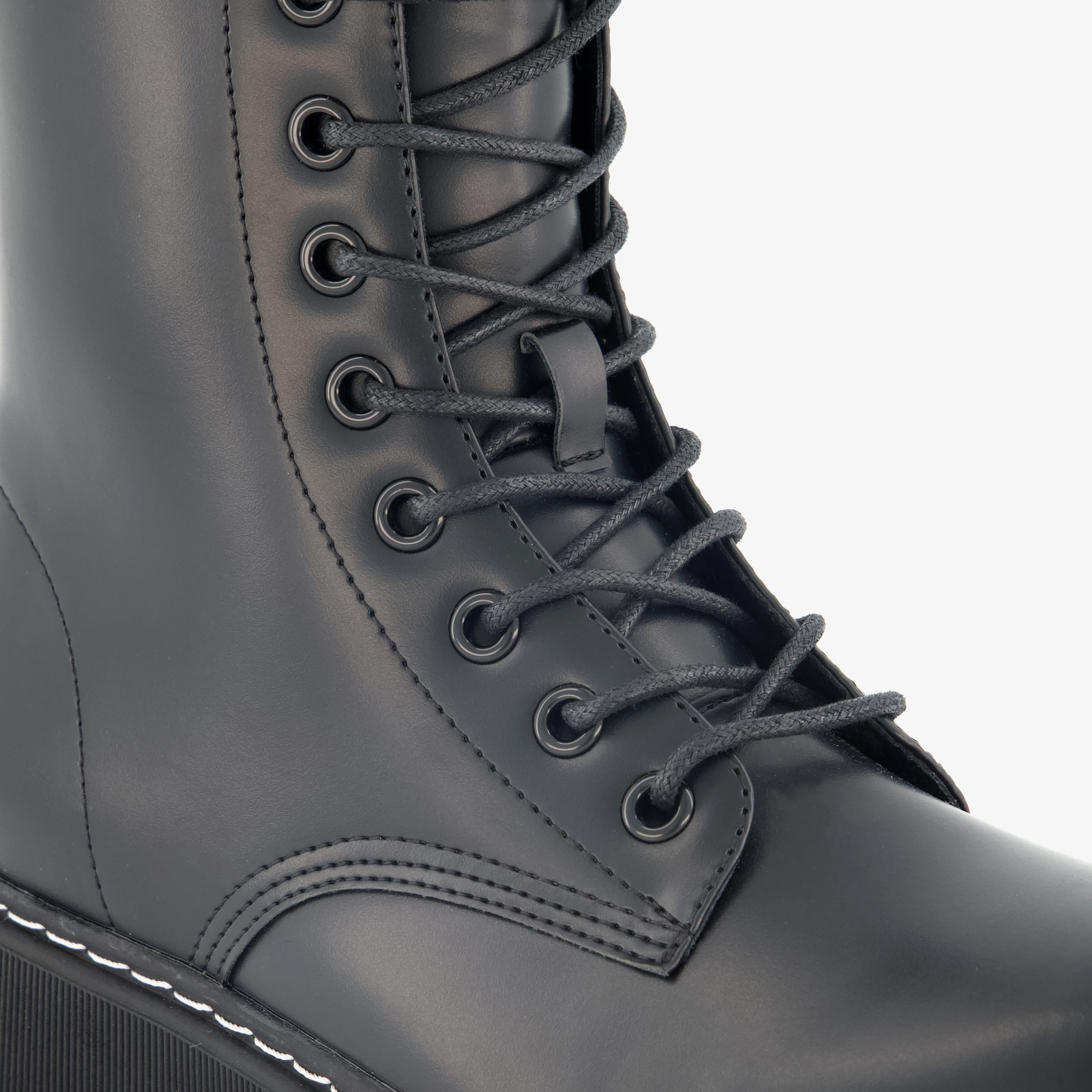 Blue Box dames veterboots zwart – foto 5