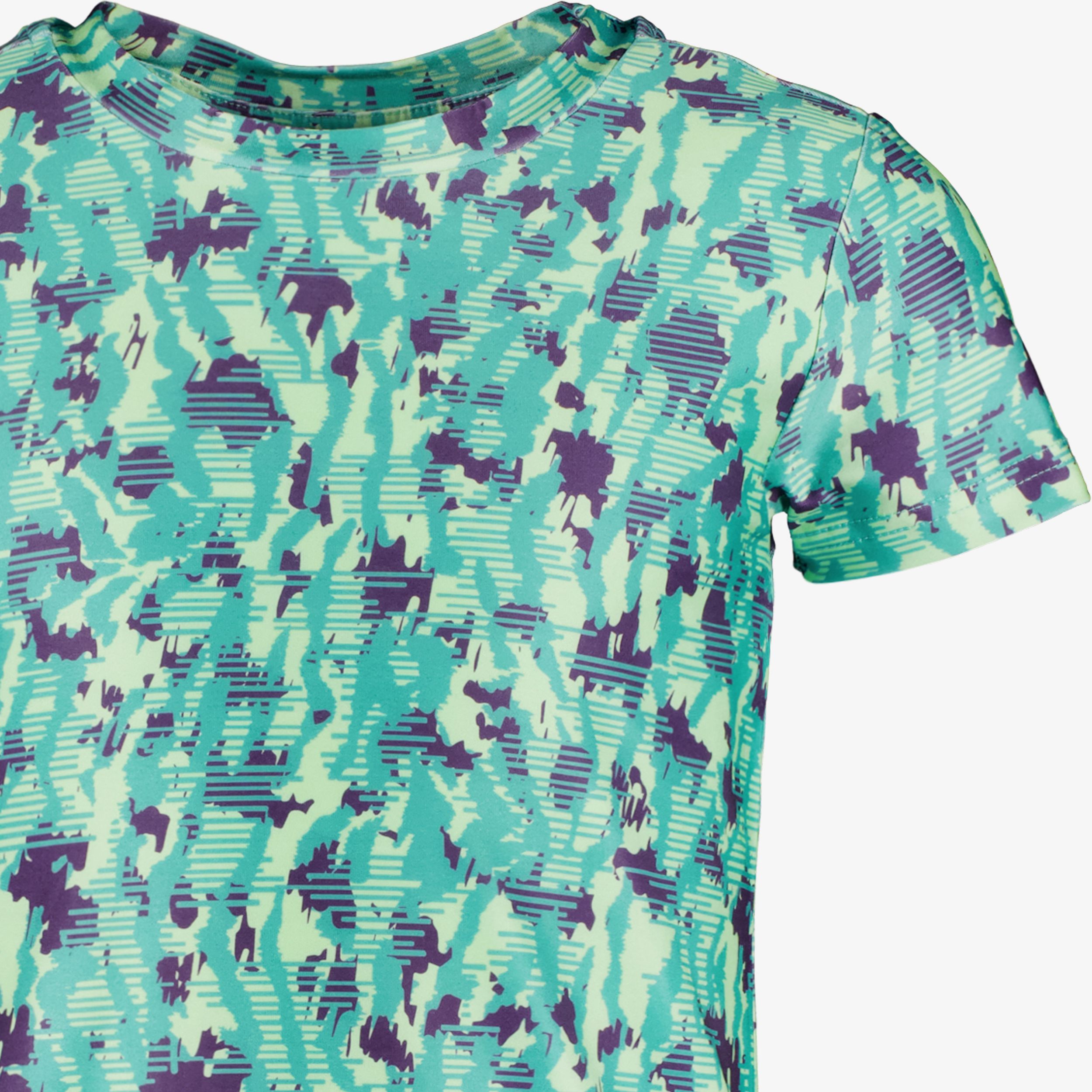 Osaga Dry meisjes sport T-shirt met print groen t-shirts & tops – foto 2