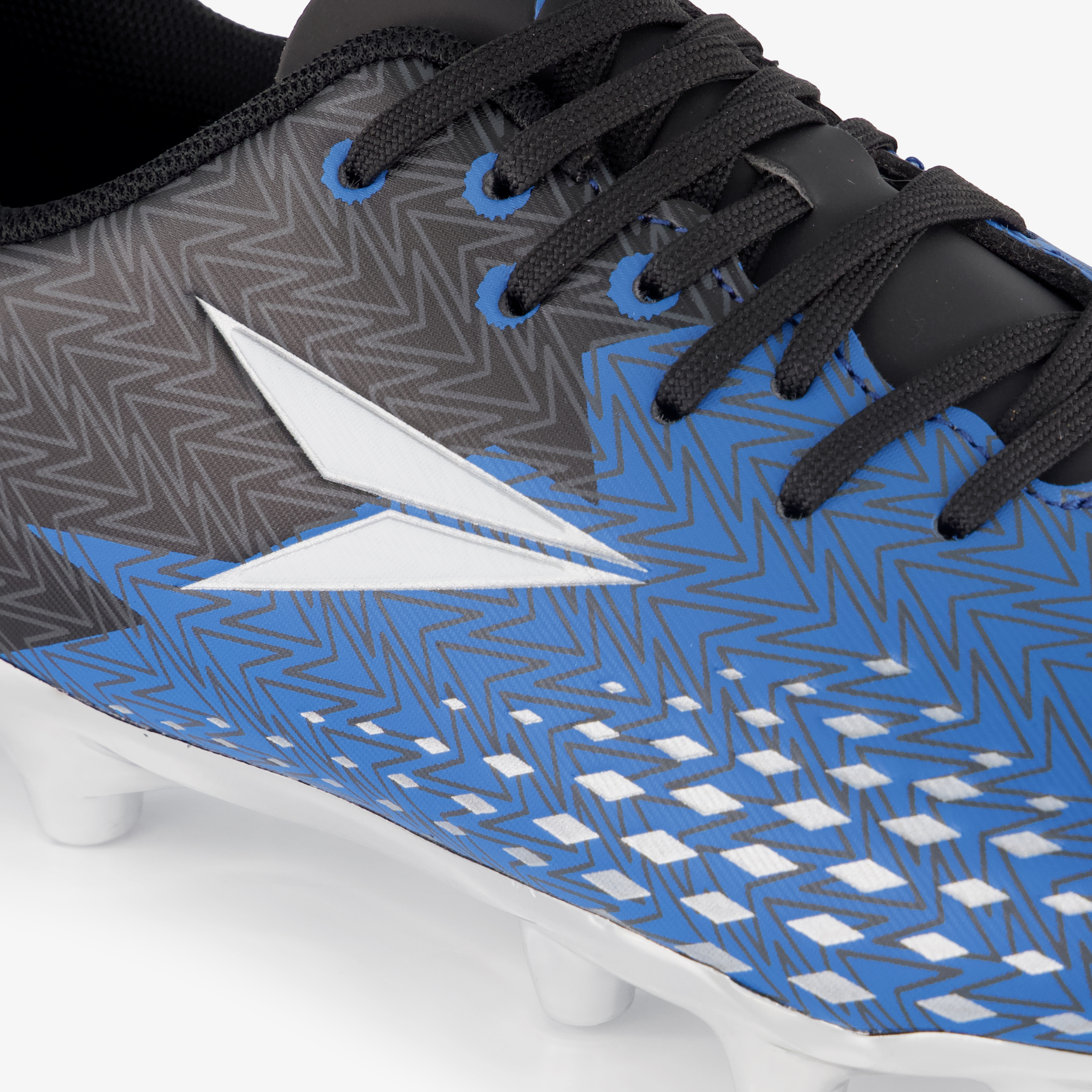 Dutchy FG kinder voetbalschoenen zwart blauw meisjes veldschoenen – foto 5