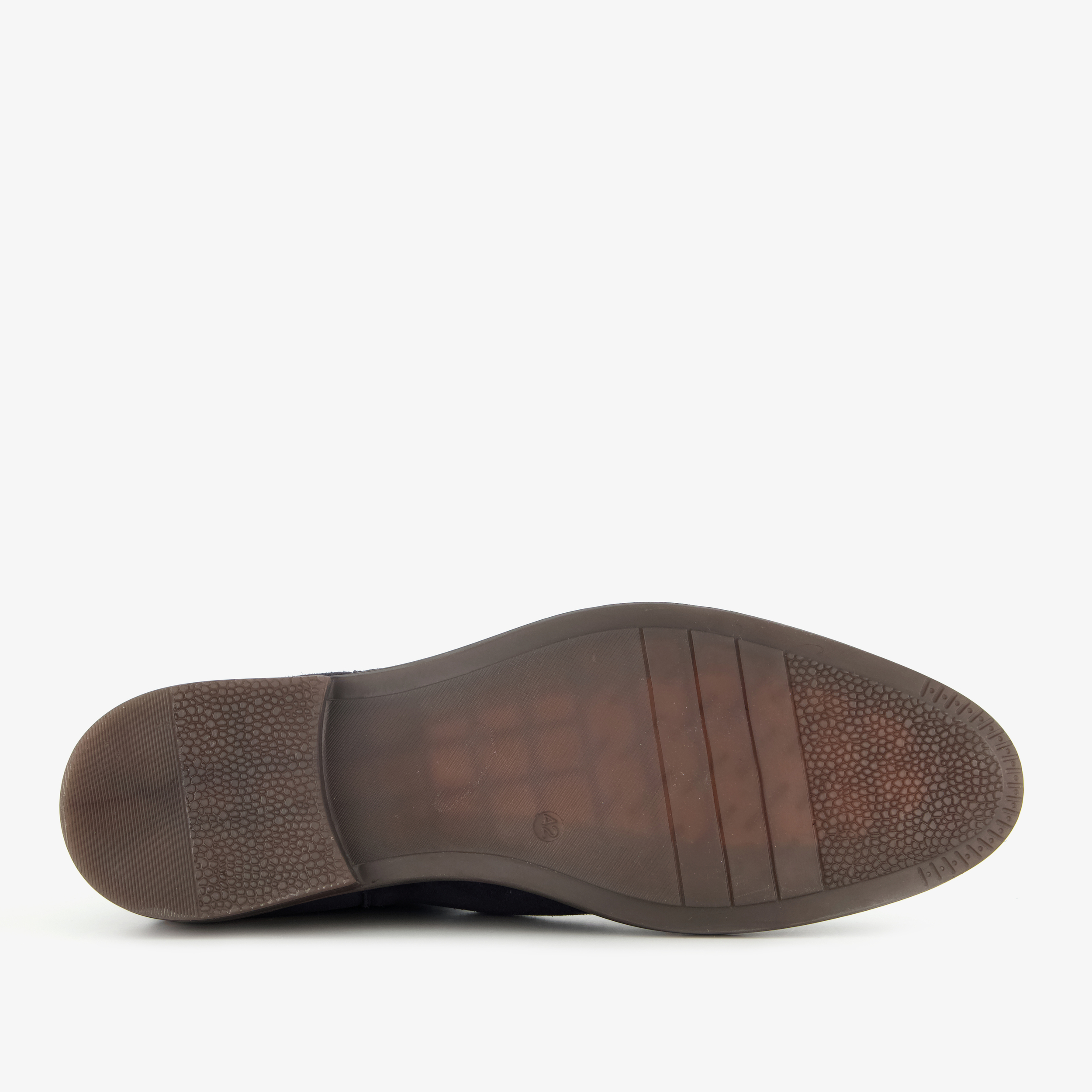 Van Beers suède heren Chelsea boots blauw – foto 3