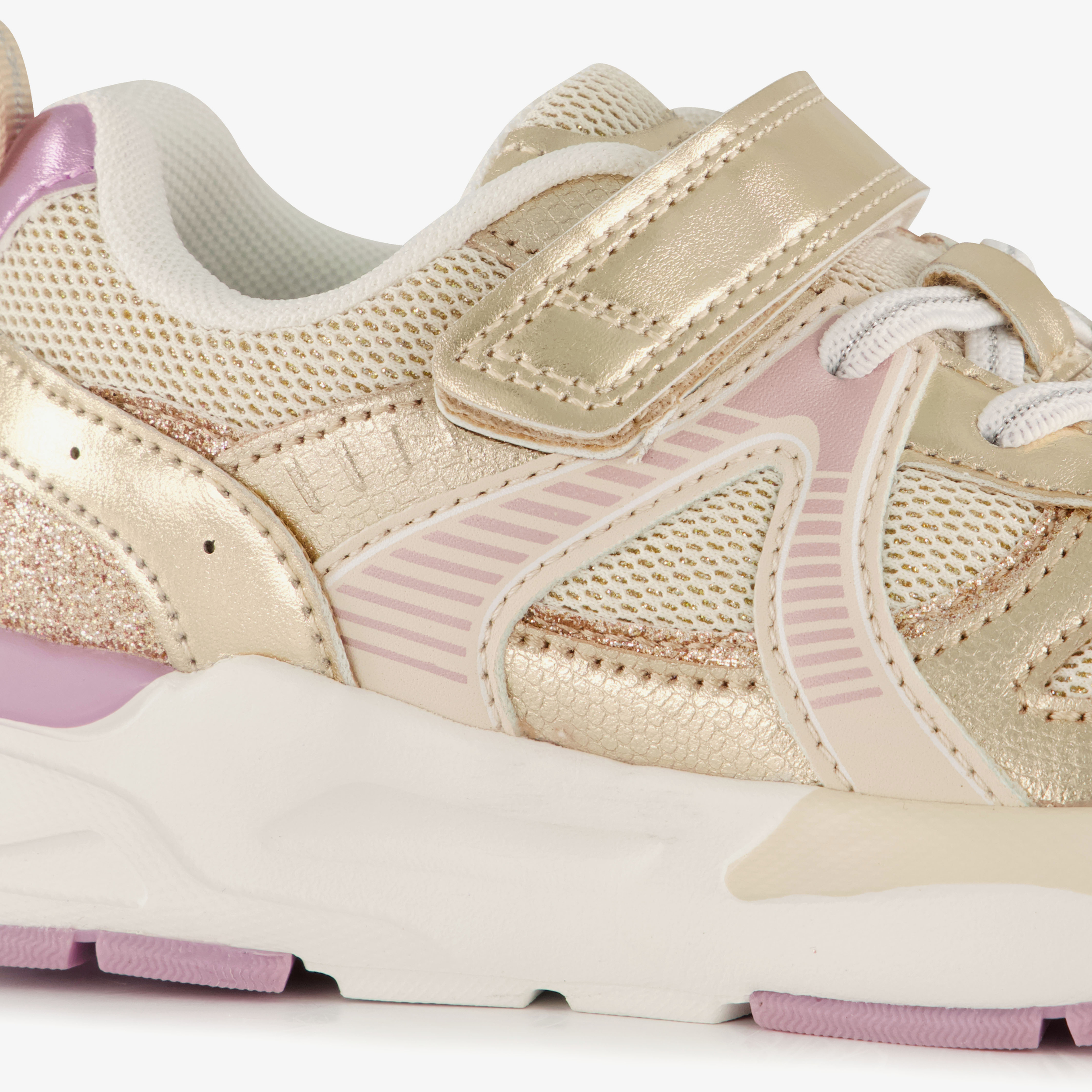 Blue Box meisjes sneakers goud lila – foto 5
