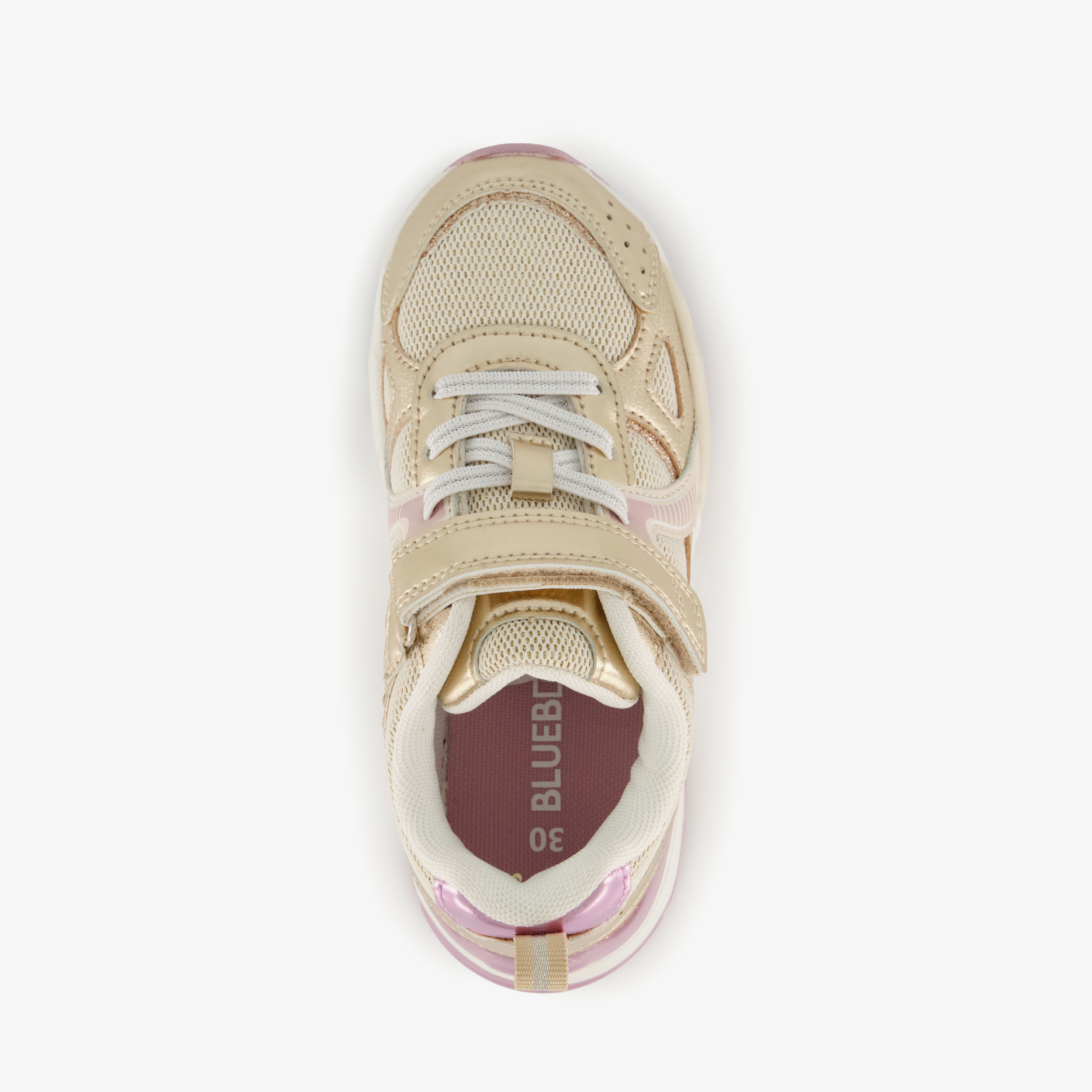 Blue Box meisjes sneakers goud lila – foto 4