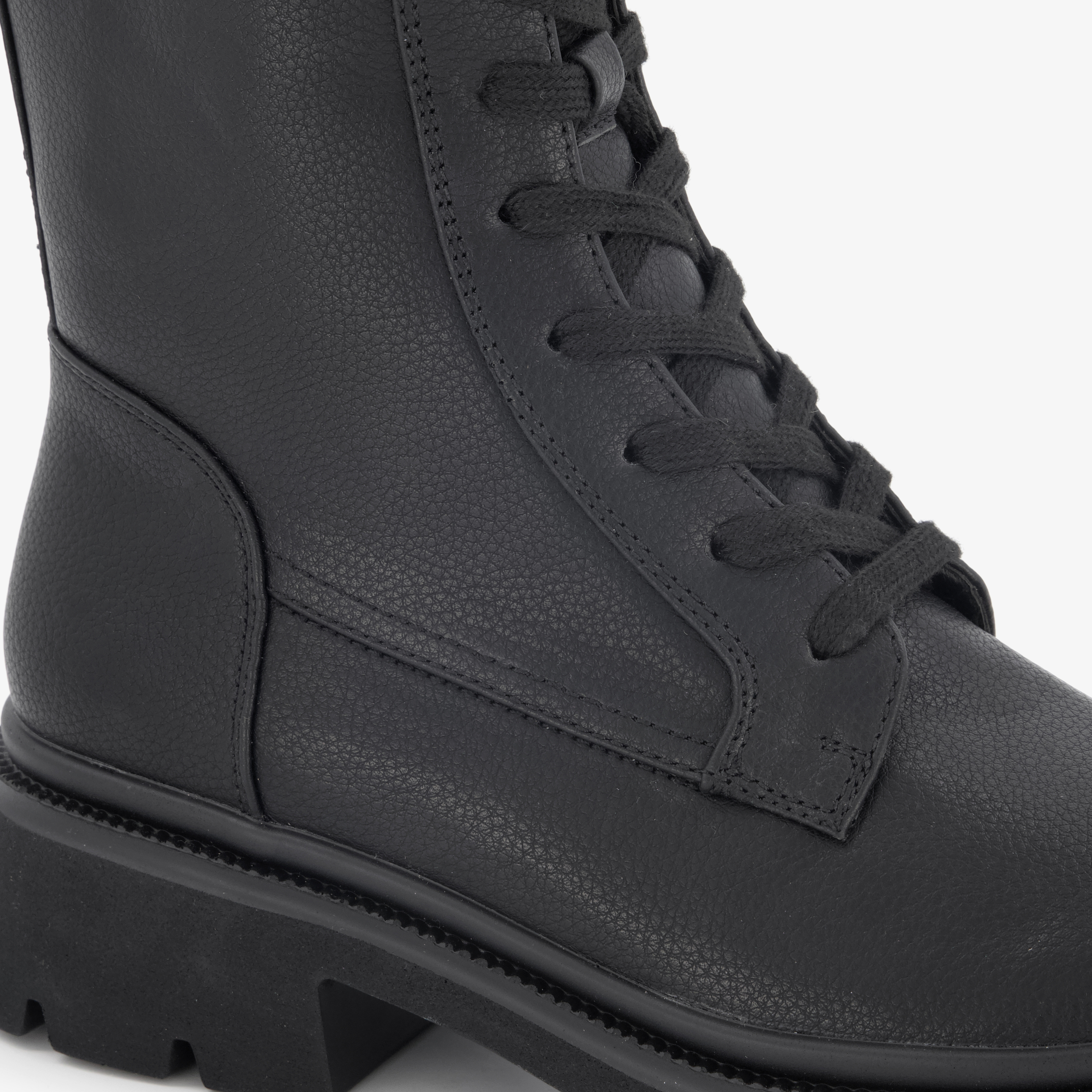 Blue Box dames veterboots zwart laarzen – foto 5