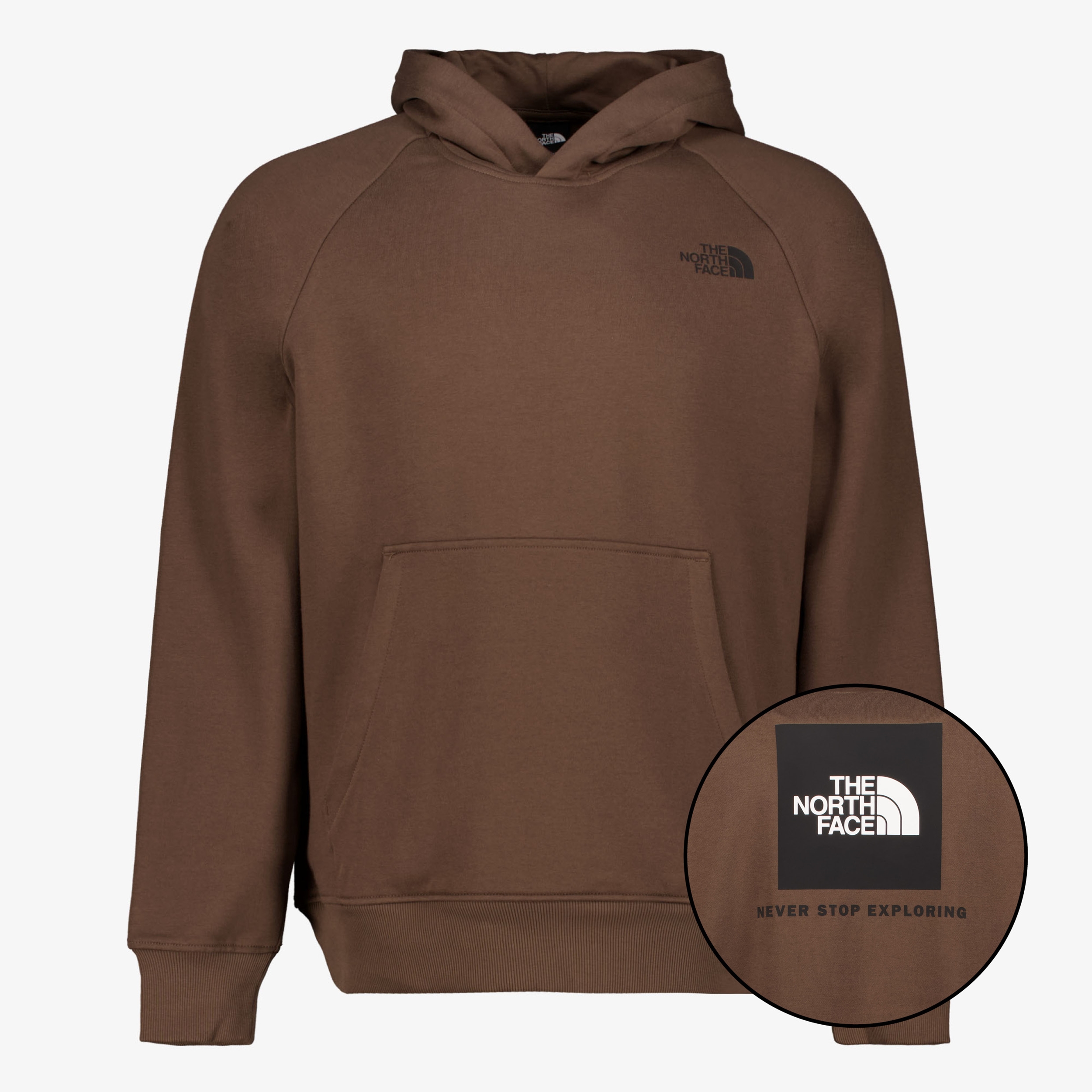 The North Face Redbox heren hoodie bruin