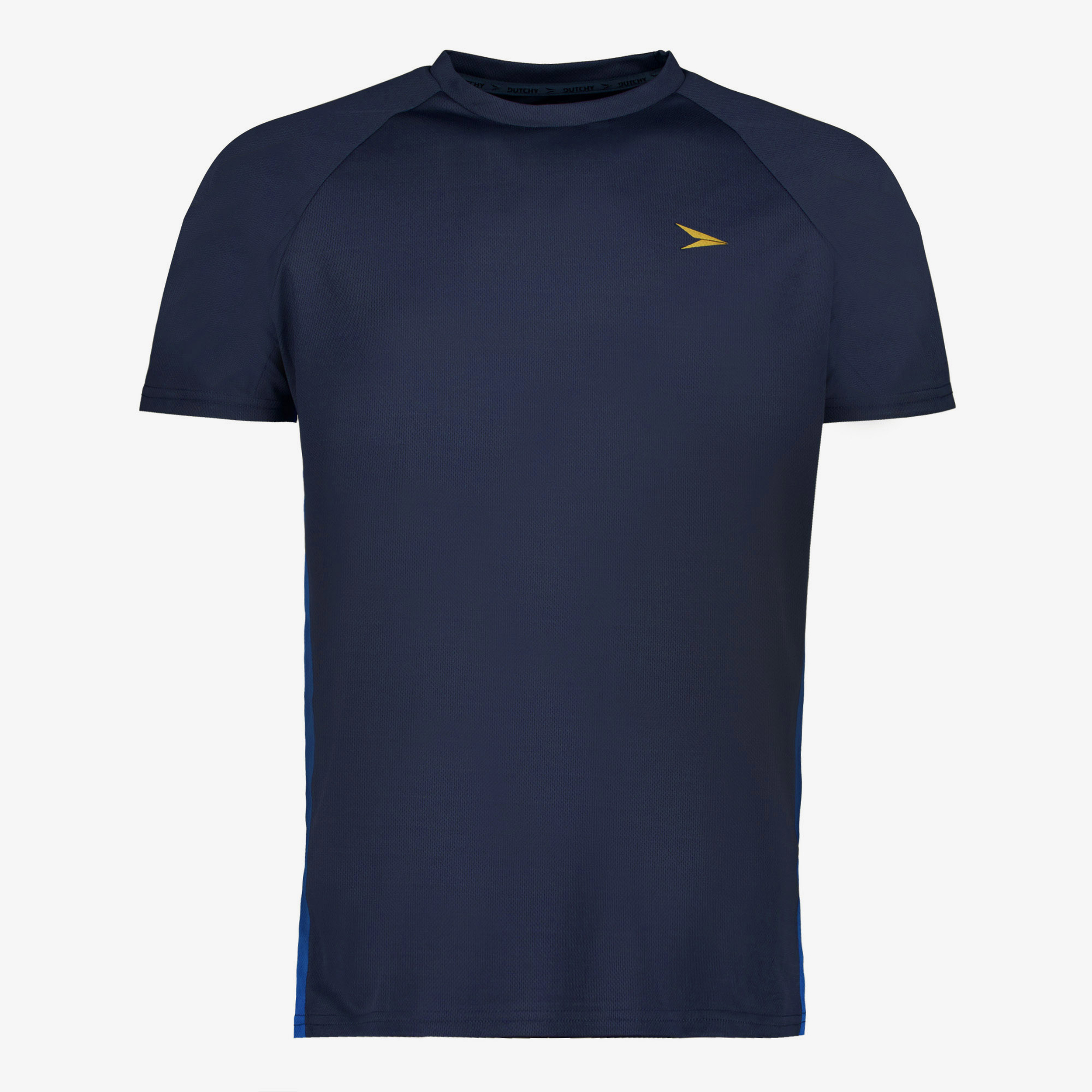 Dutchy heren voetbal T-shirt donkerblauw sport & spel