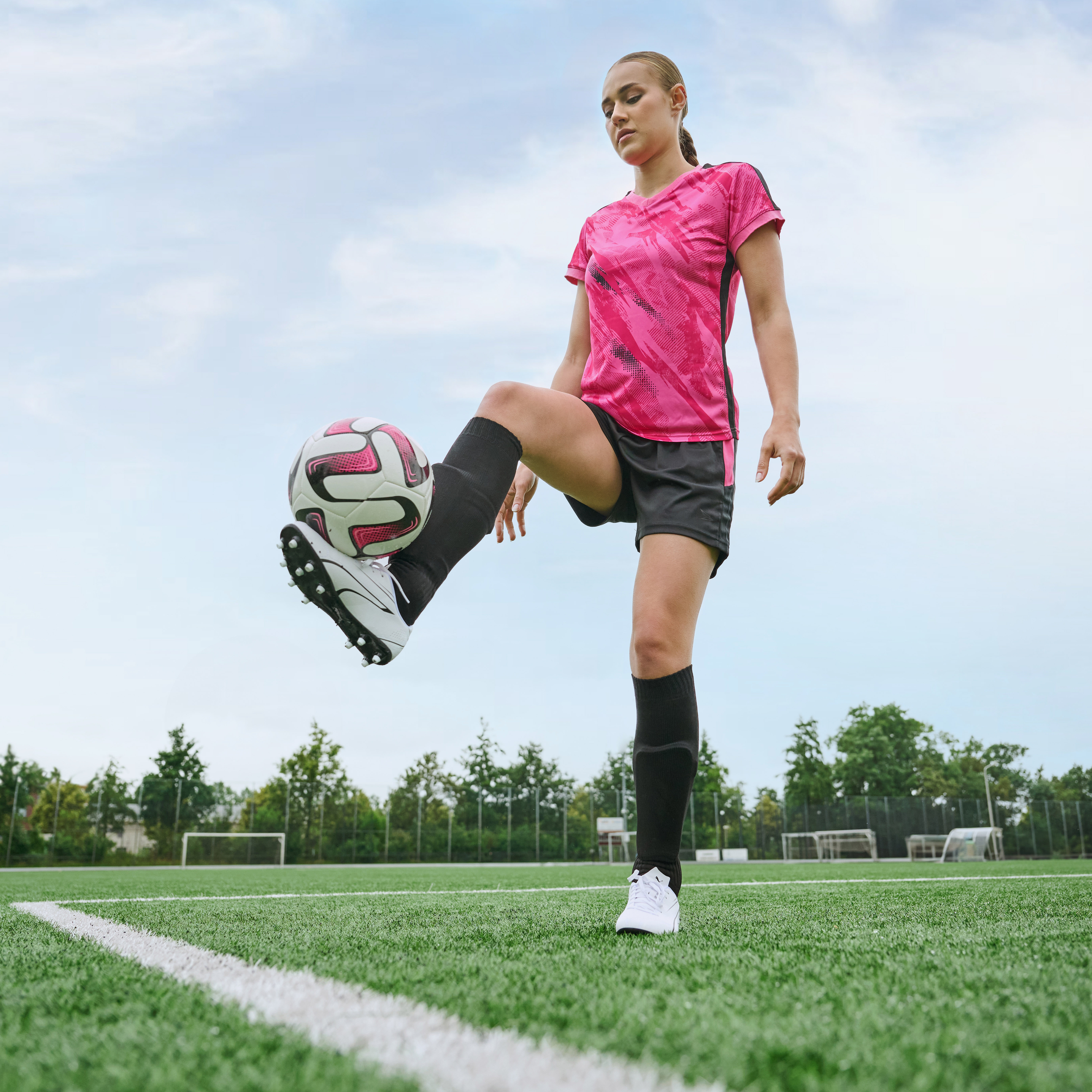 Dutchy Dry dames voetbal T-shirt roze sport & spel – foto 3