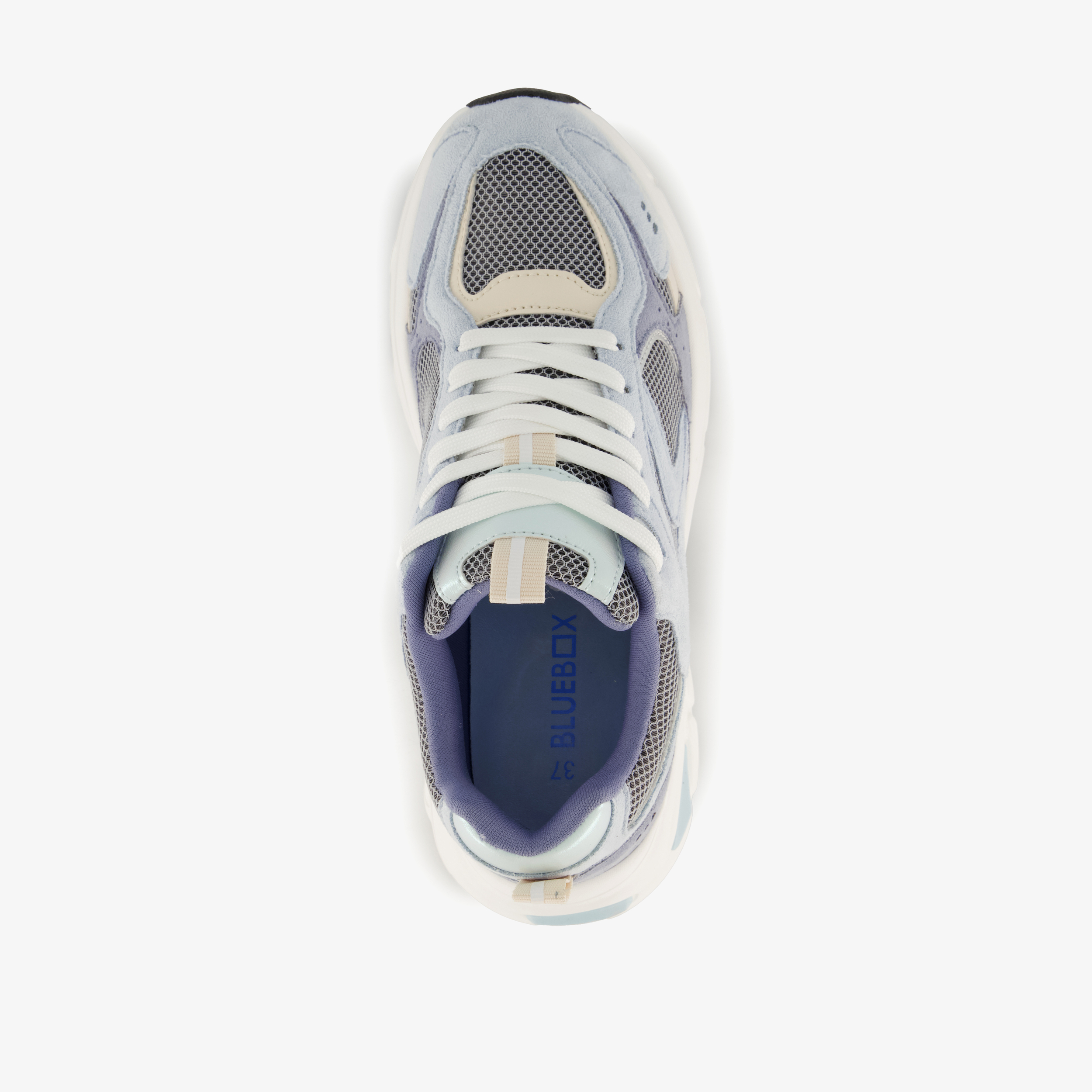 Blue Box dames dad sneakers blauw – foto 4