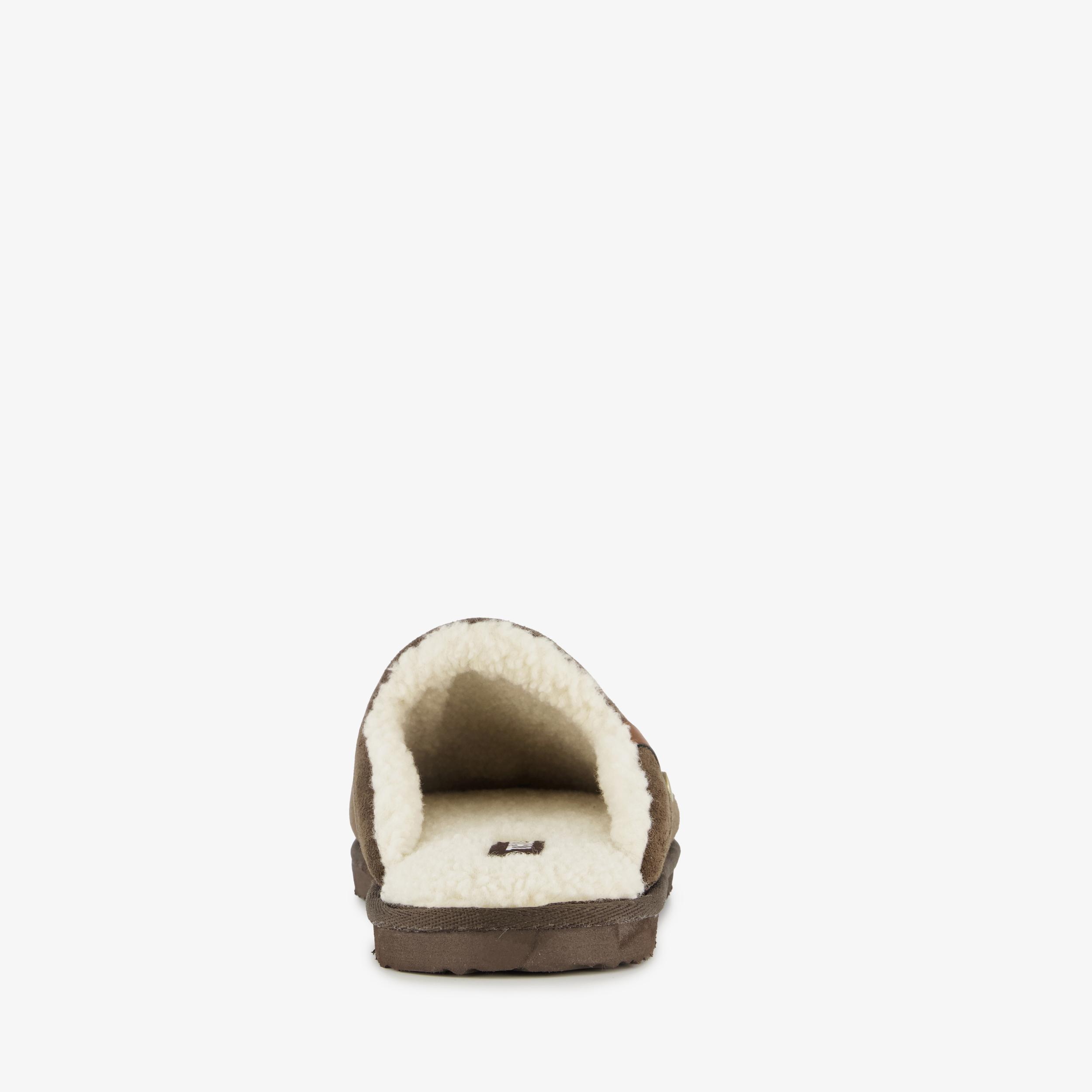 Thu!s heren instap pantoffels met teddy voering bruin – foto 2