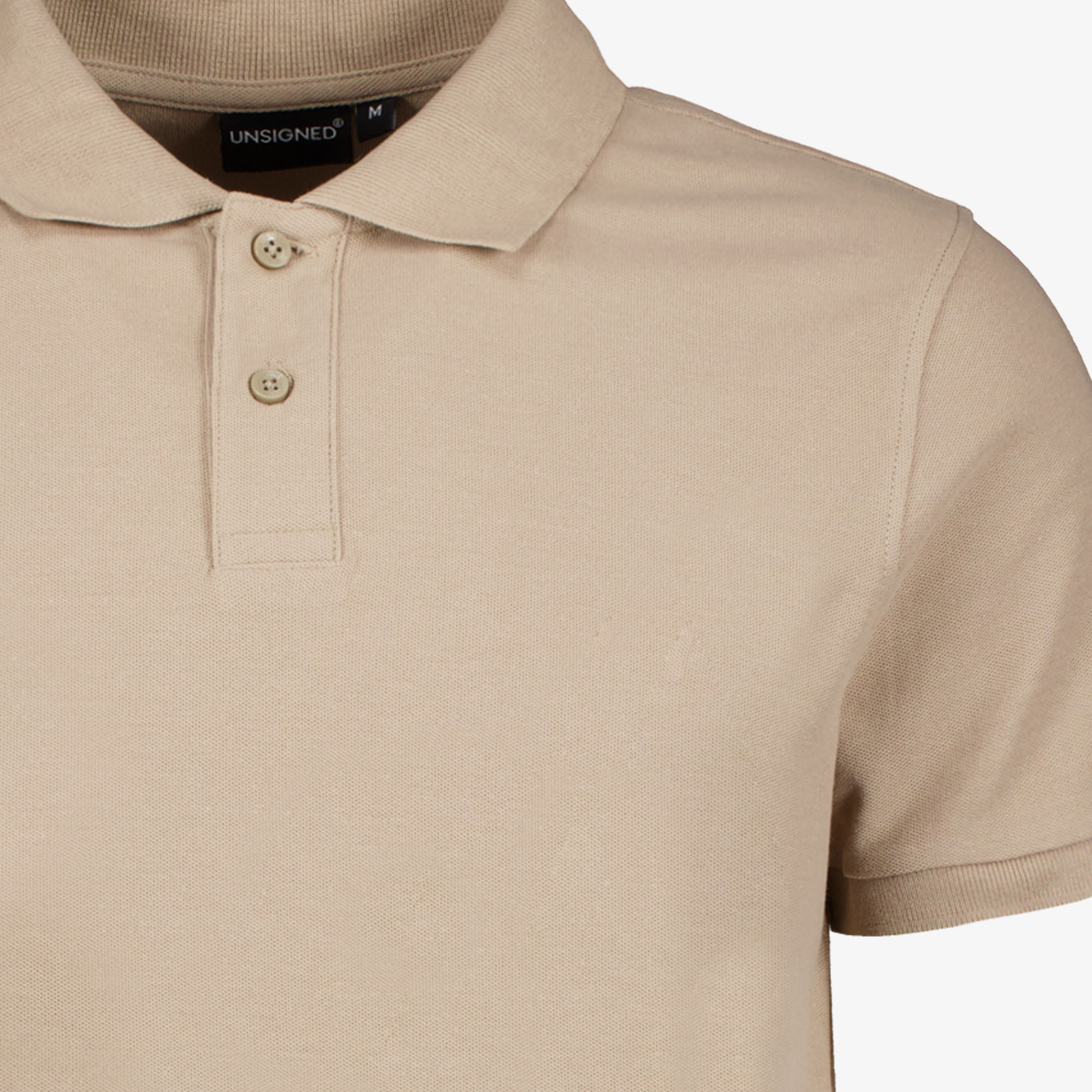 Unsigned heren polo beige t-shirts & tops – foto 2