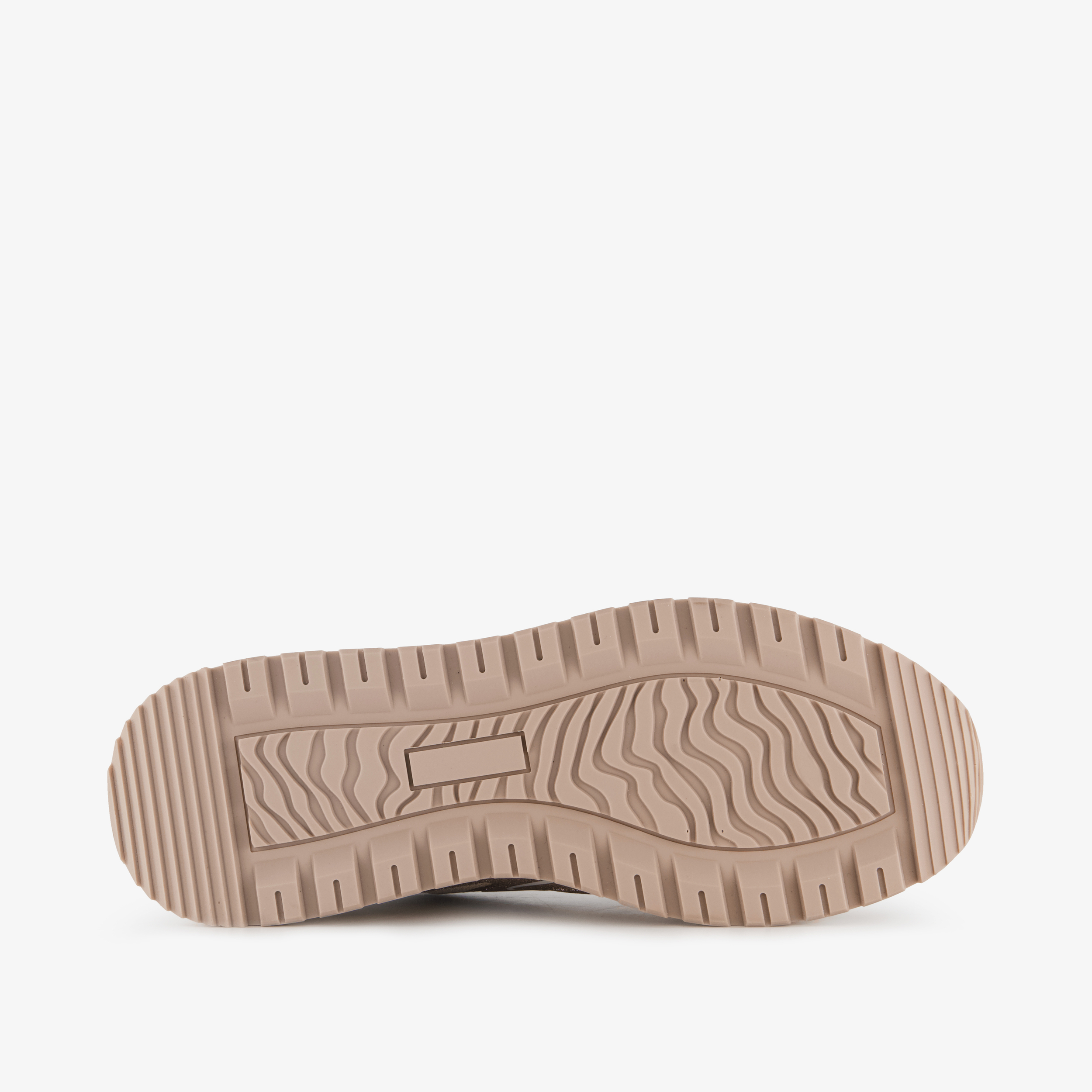 Blue Box dames sneakers met glitters taupe – foto 3