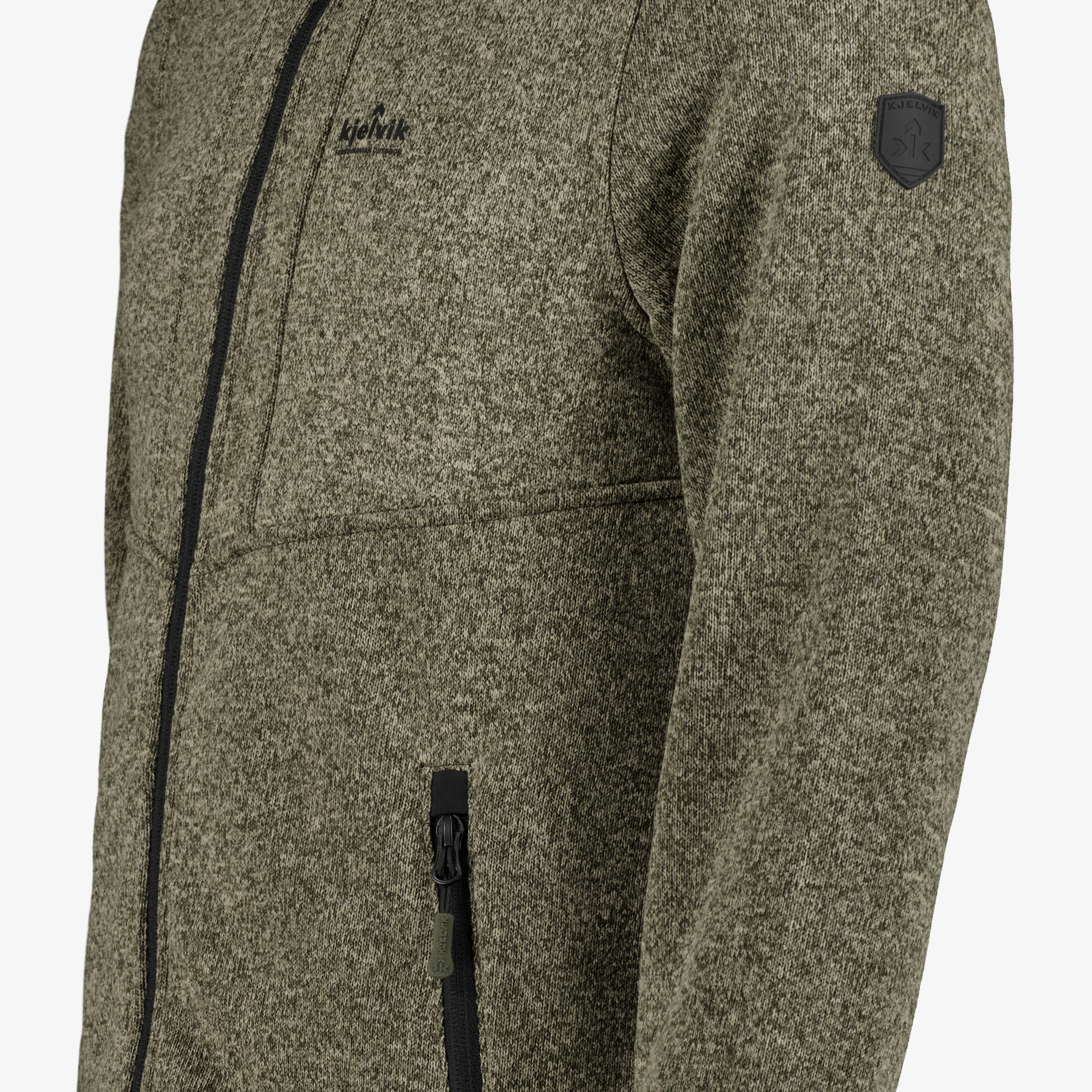 Kjelvik outdoor heren vest groen truien & vesten – foto 2