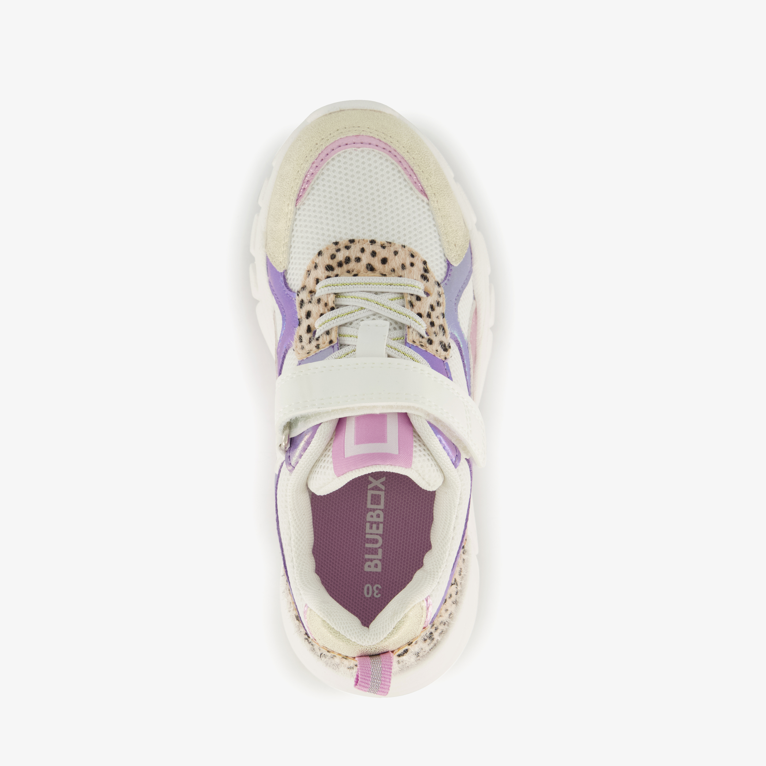 Blue Box meisjes dad sneakers wit pastel – foto 4