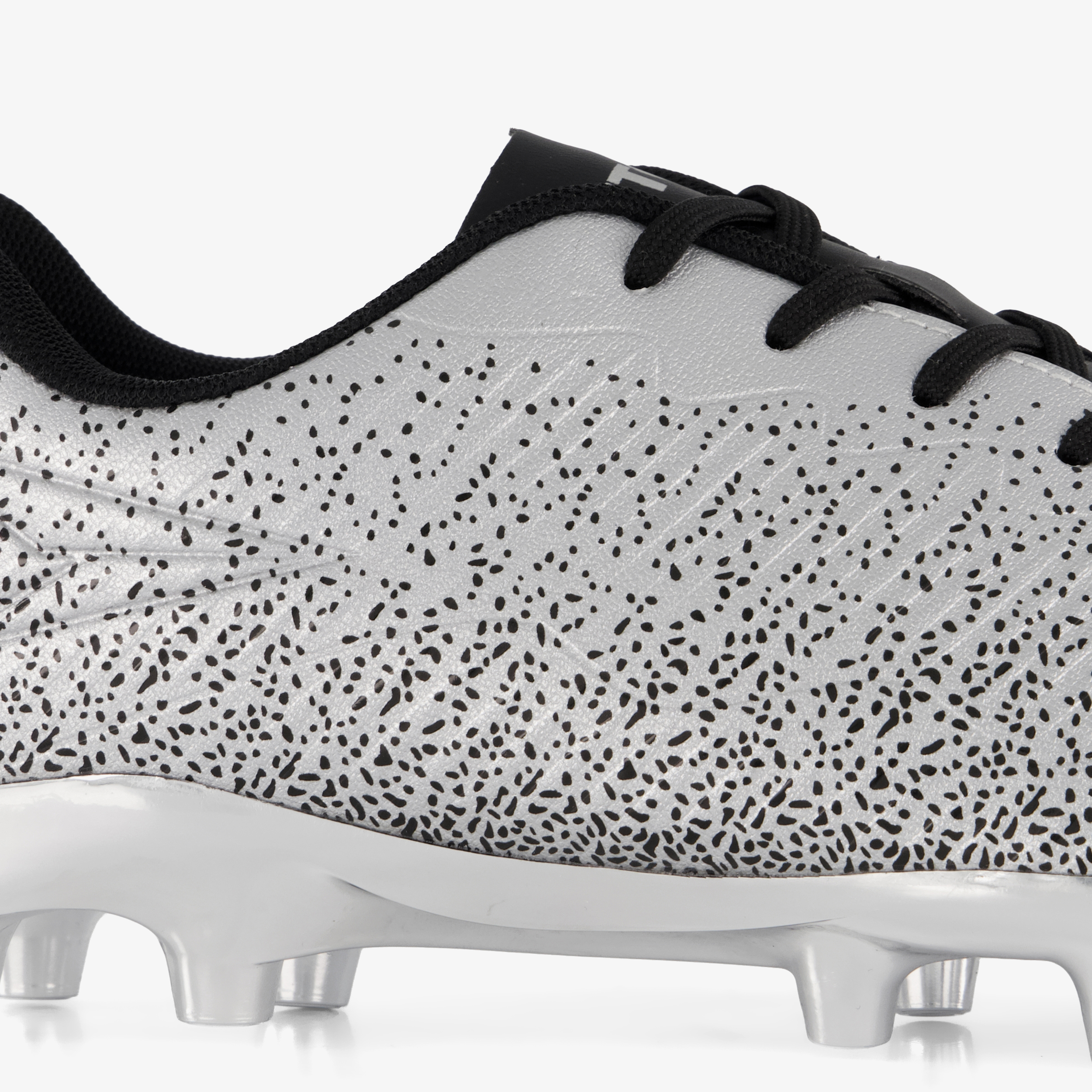 Dutchy kinder voetbalschoenen MG zilverkleurig meisjes veldschoenenkunstgrasschoenen – foto 5