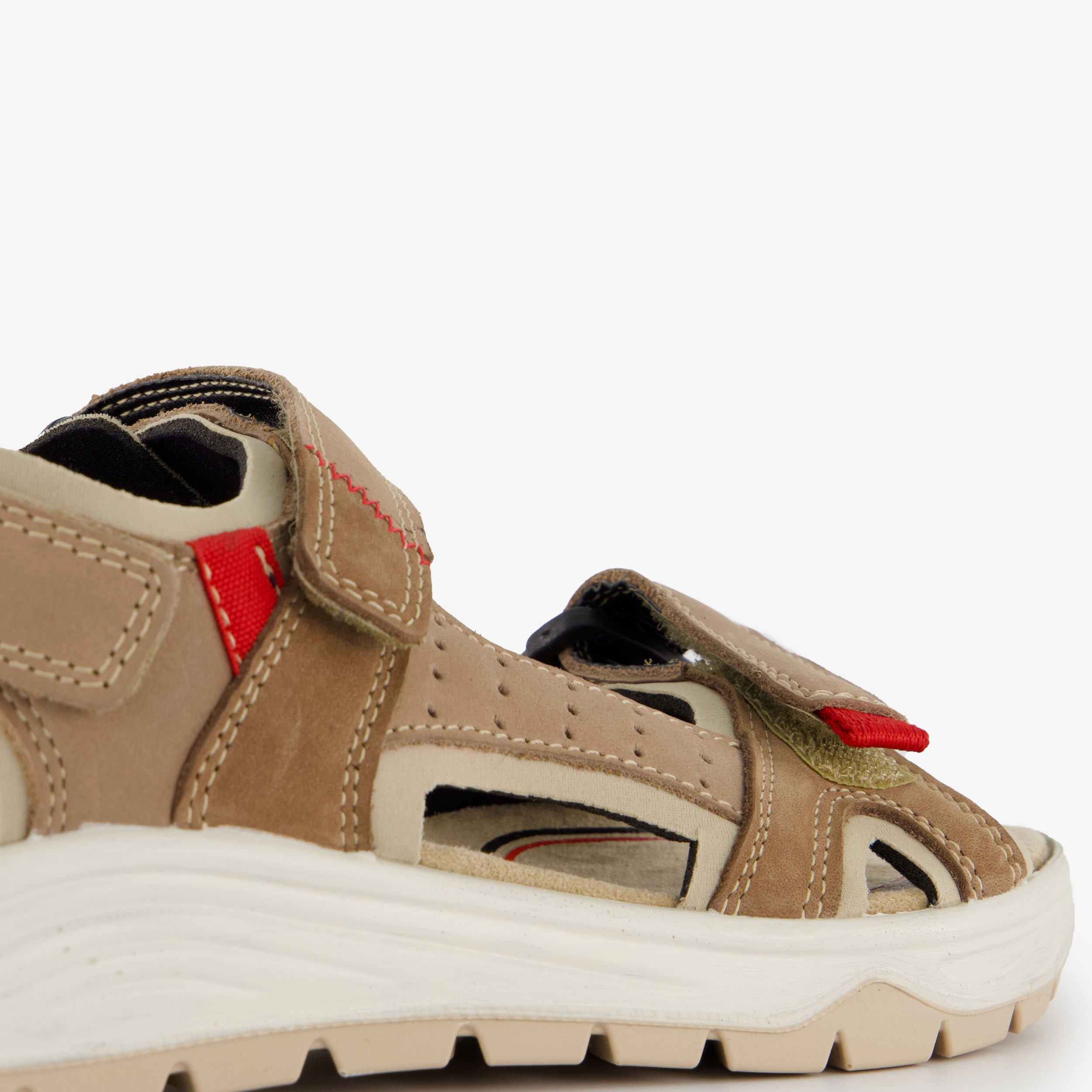 Hush Puppies leren dames sandalen beige