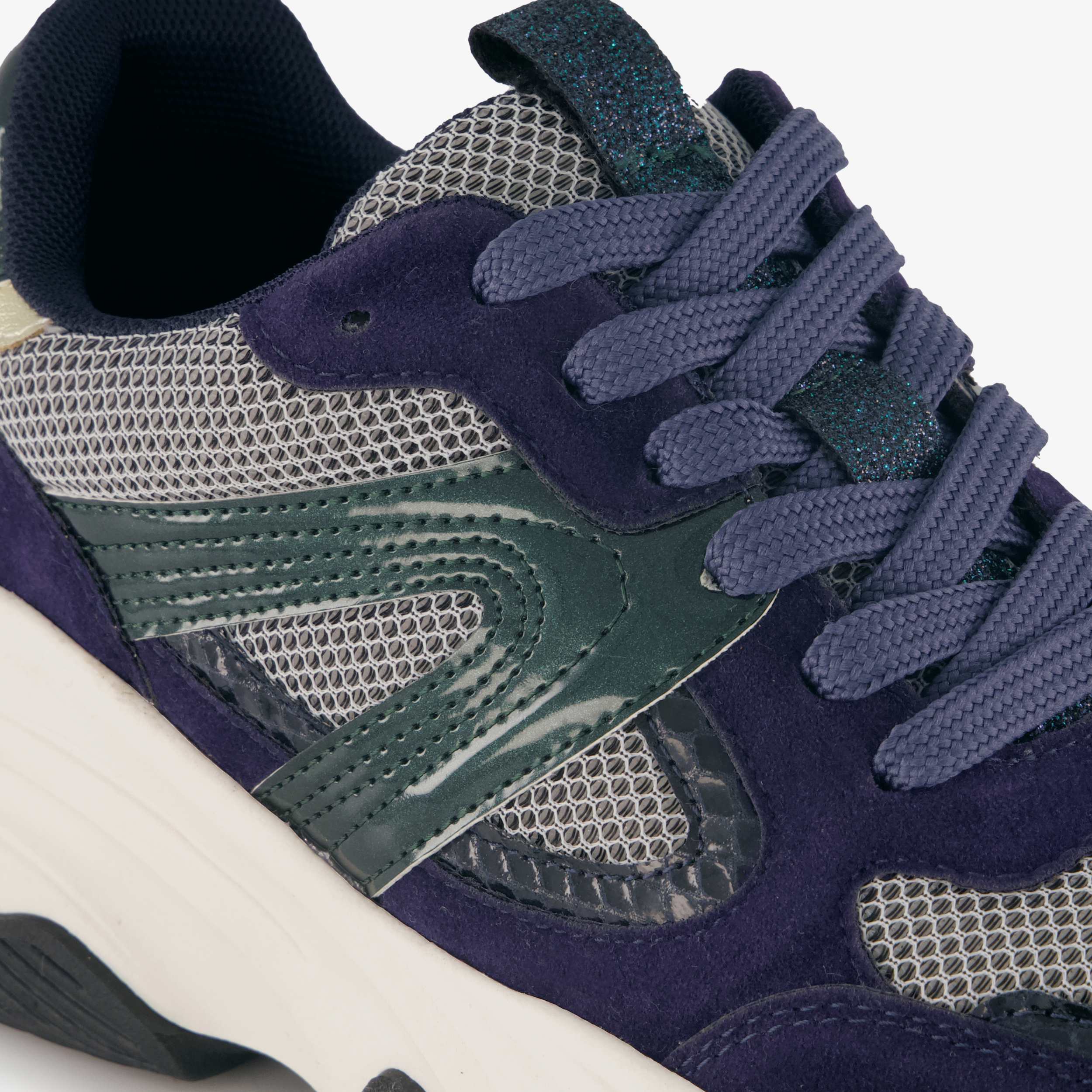 Blue Box dames dad sneakers blauw – foto 5