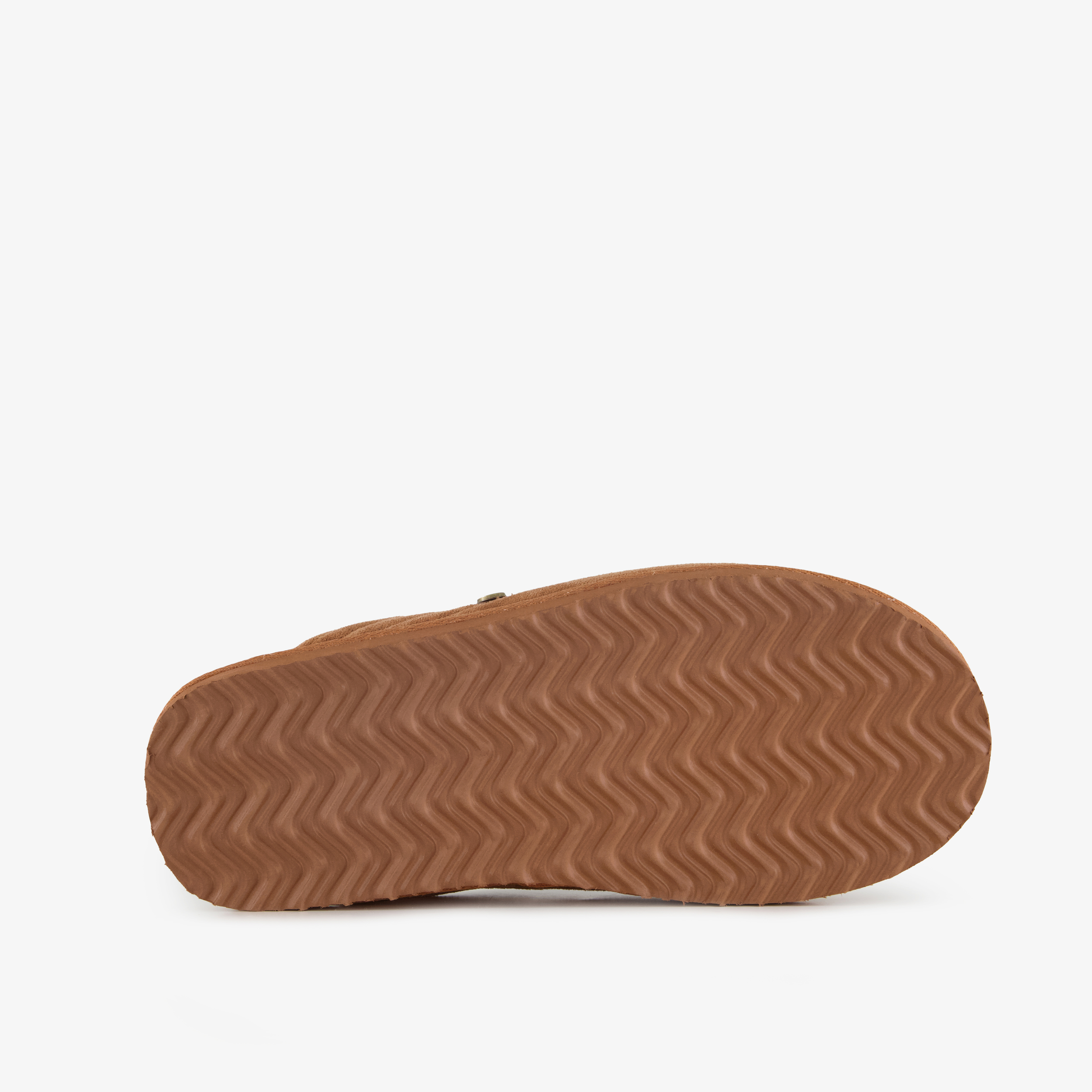 Thu!s heren instap pantoffels met teddy voering cognac – foto 3
