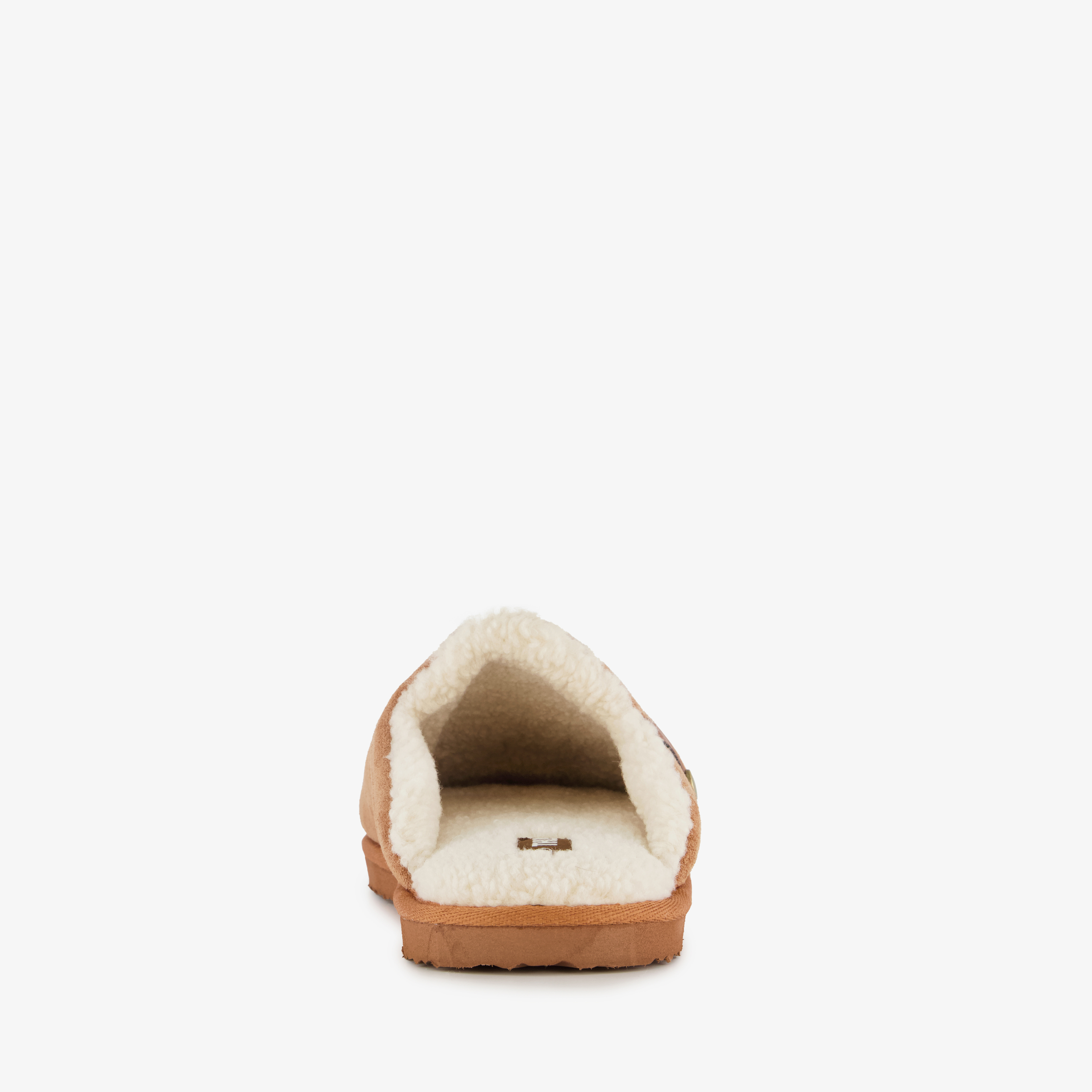 Thu!s heren instap pantoffels met teddy voering cognac – foto 2