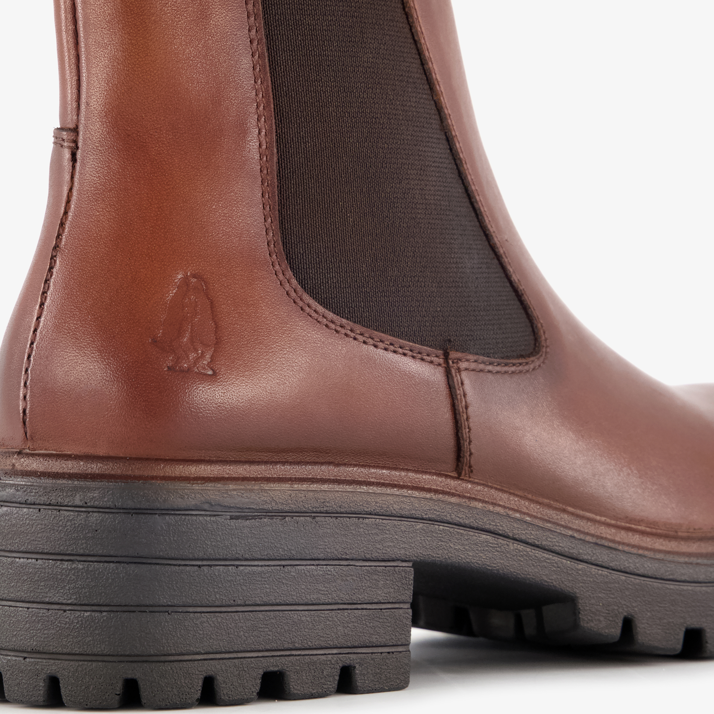 Hush Puppies leren dames Chelsea boots bruin – foto 5