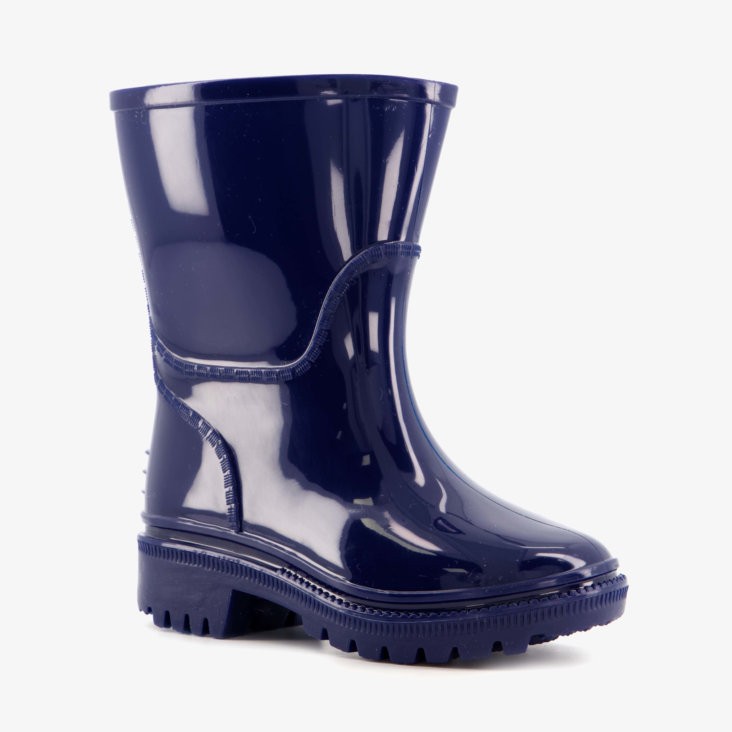 Blauwe kinder regenlaarzen