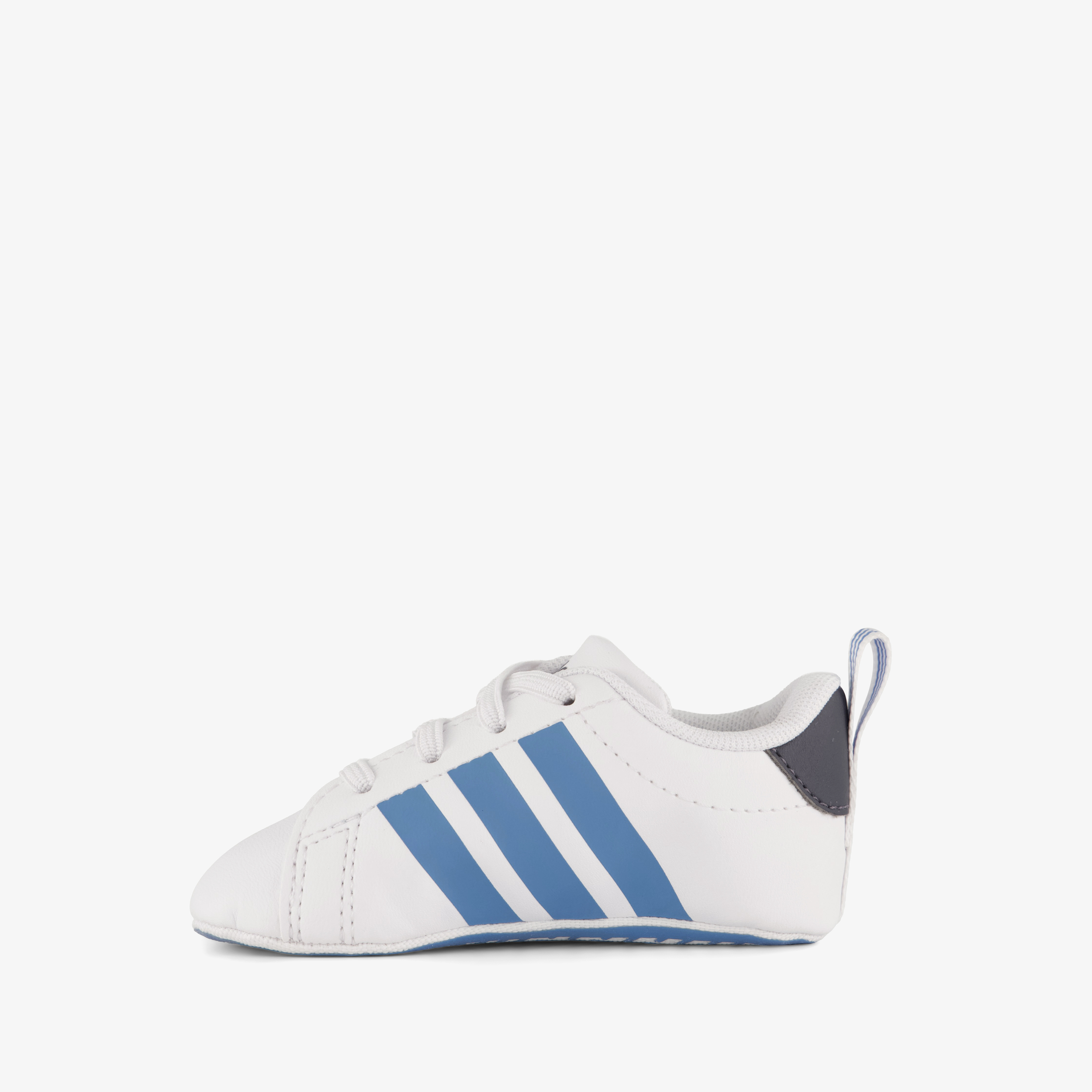 Adidas Grand Court Crib baby baby sneakers wit blauw