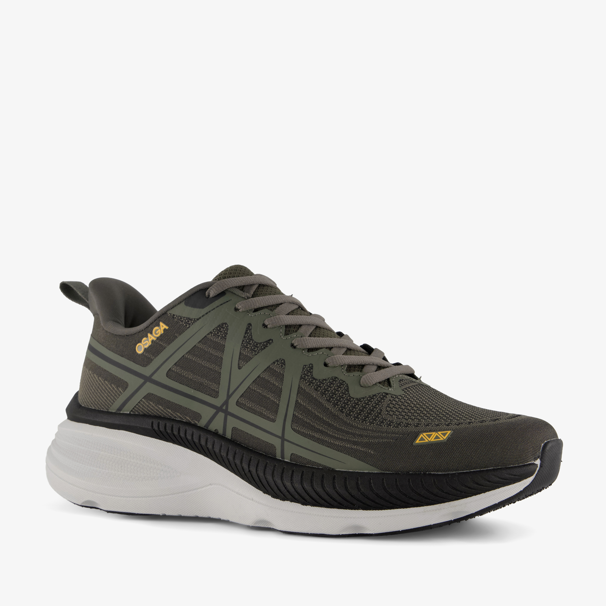 Osaga Zeus heren hardloopschoenen groen