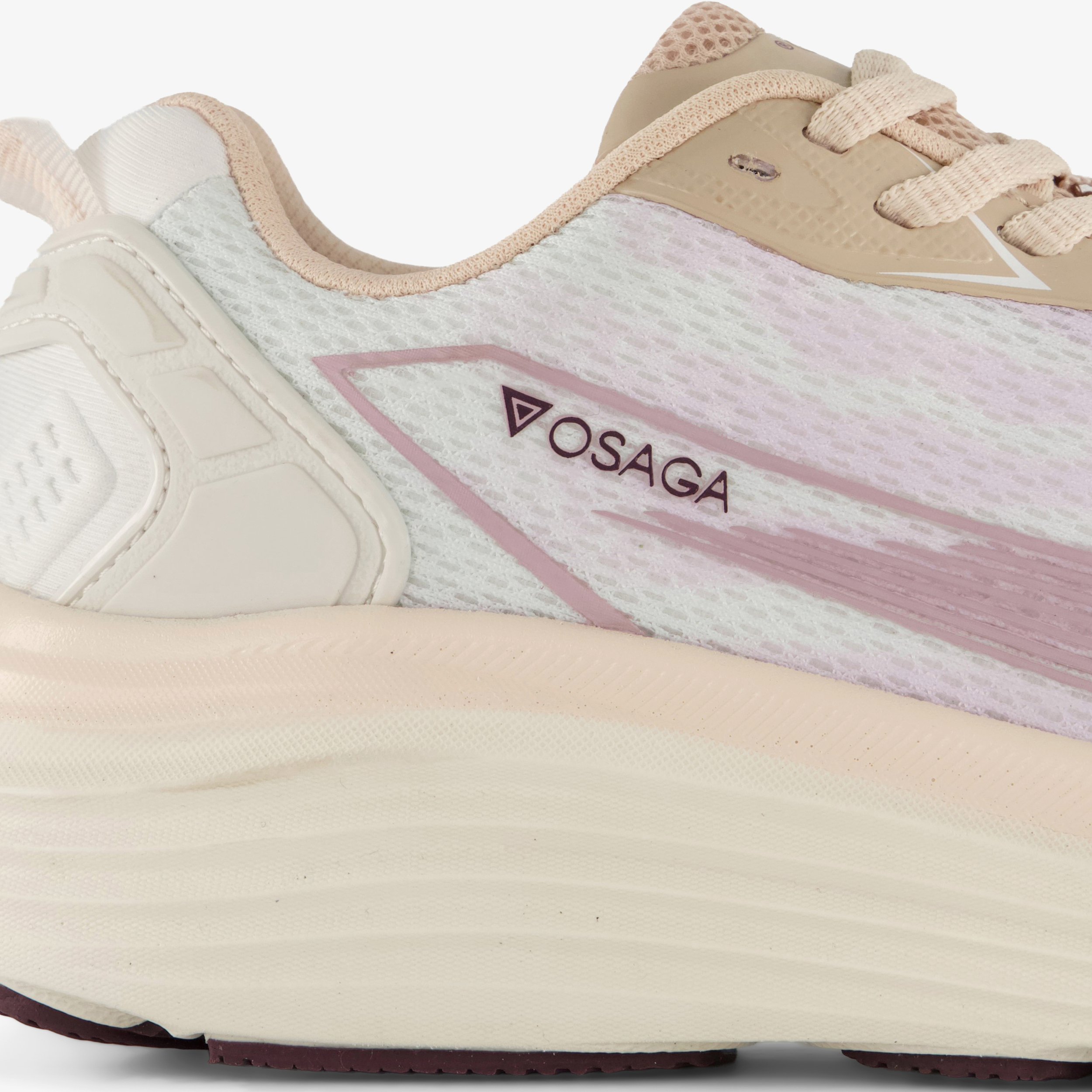 Osaga Hestia dames hardloopschoenen beige roze – foto 5