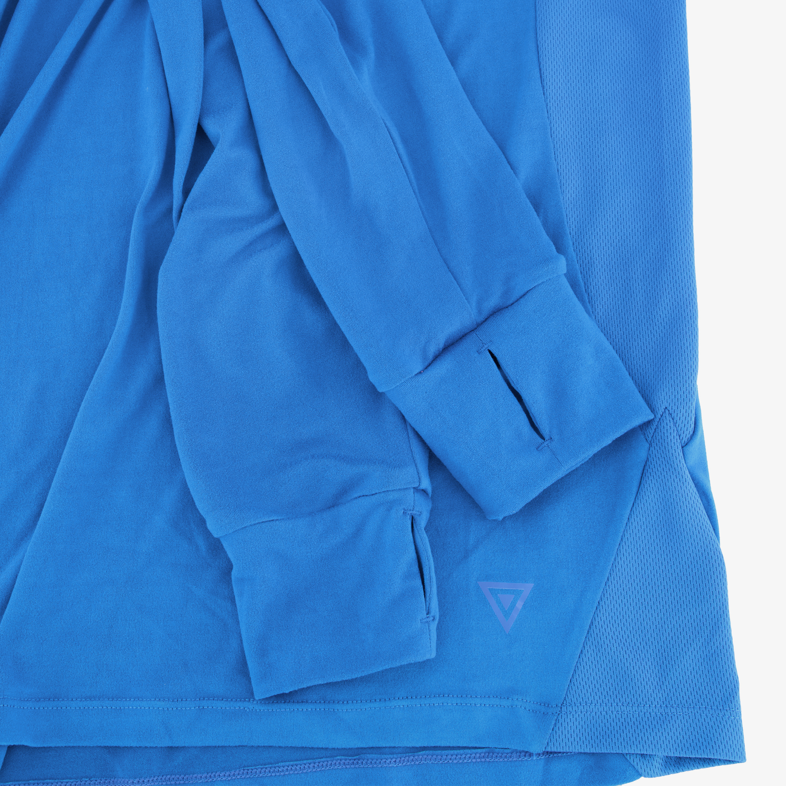 Osaga Dry heren  hardloop pully blauw longsleevestrainingsjassen – foto 3