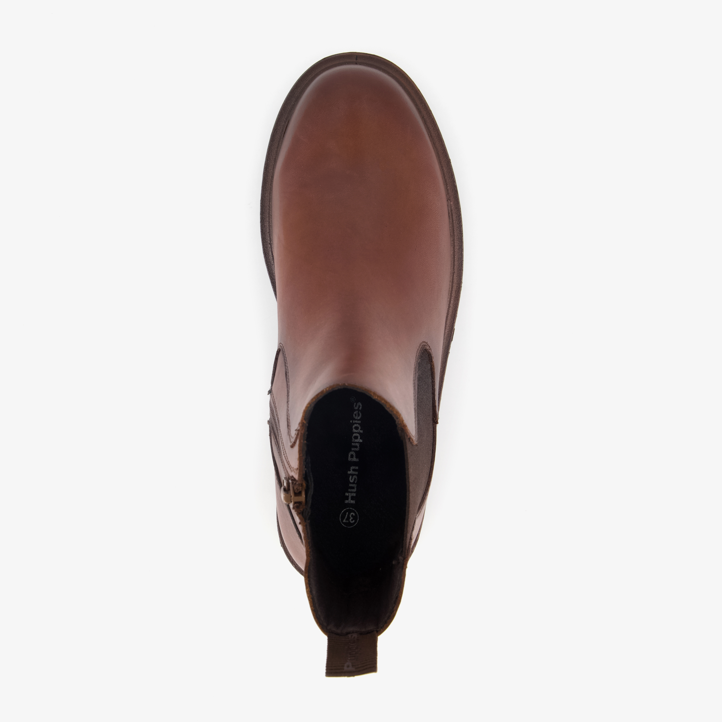 Hush Puppies leren dames Chelsea boots bruin – foto 4